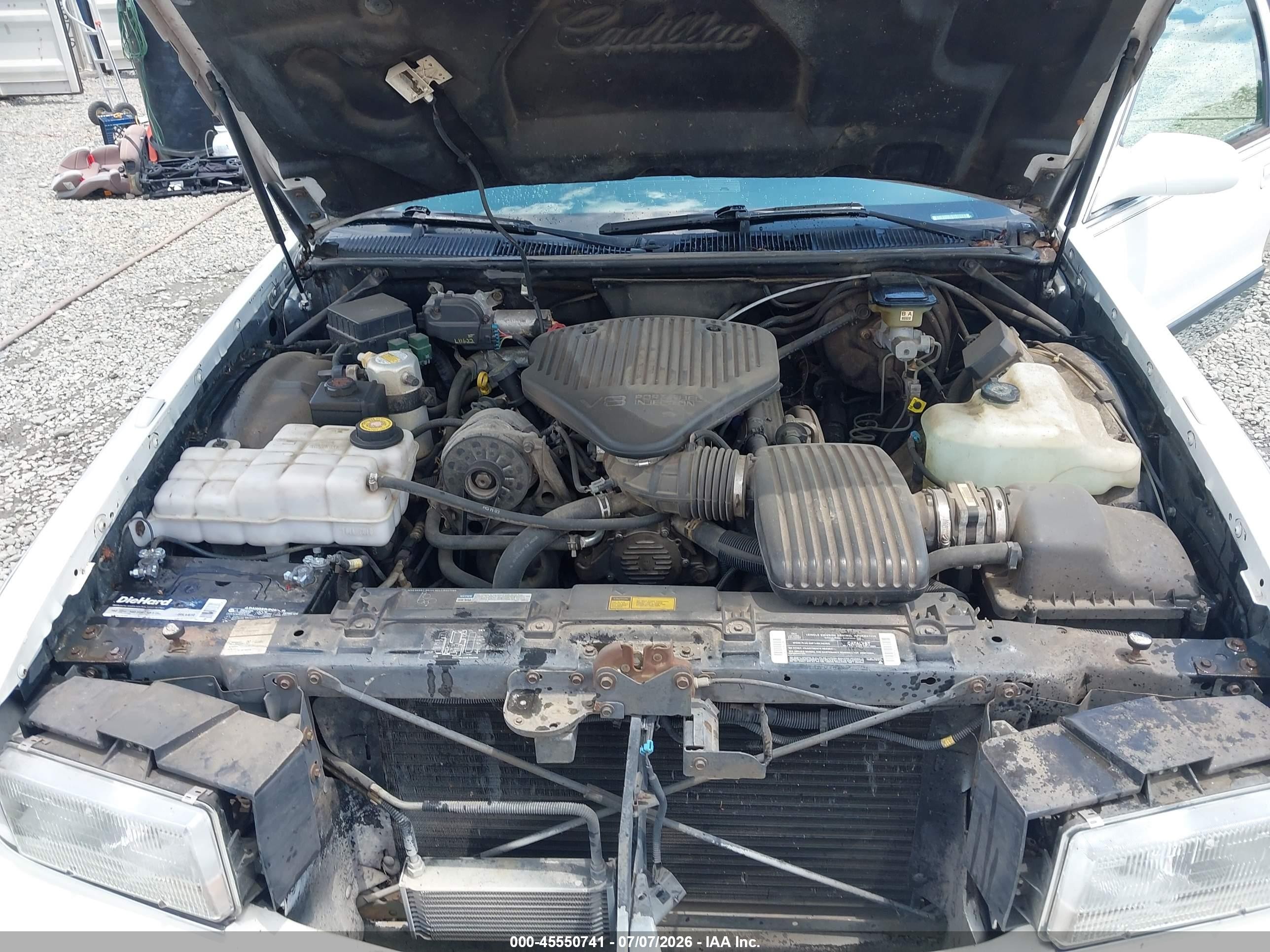 1995 Cadillac Commercial Chassis   White vin: 1GEFH90P8SR708278