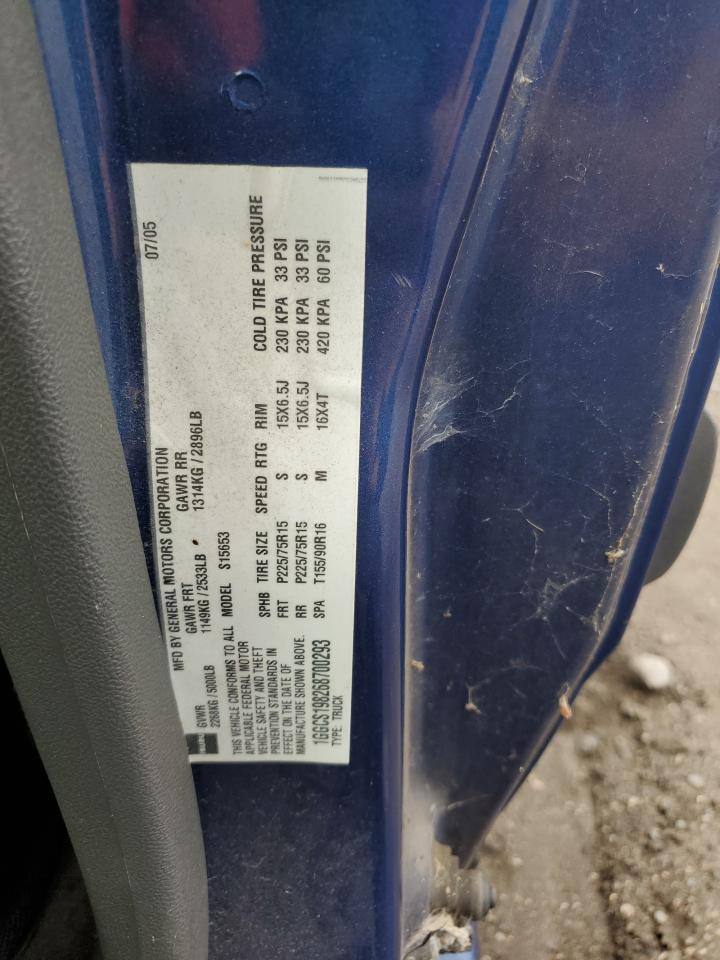 2006 Isuzu I-280 Blue vin: 1GGCS198268700293