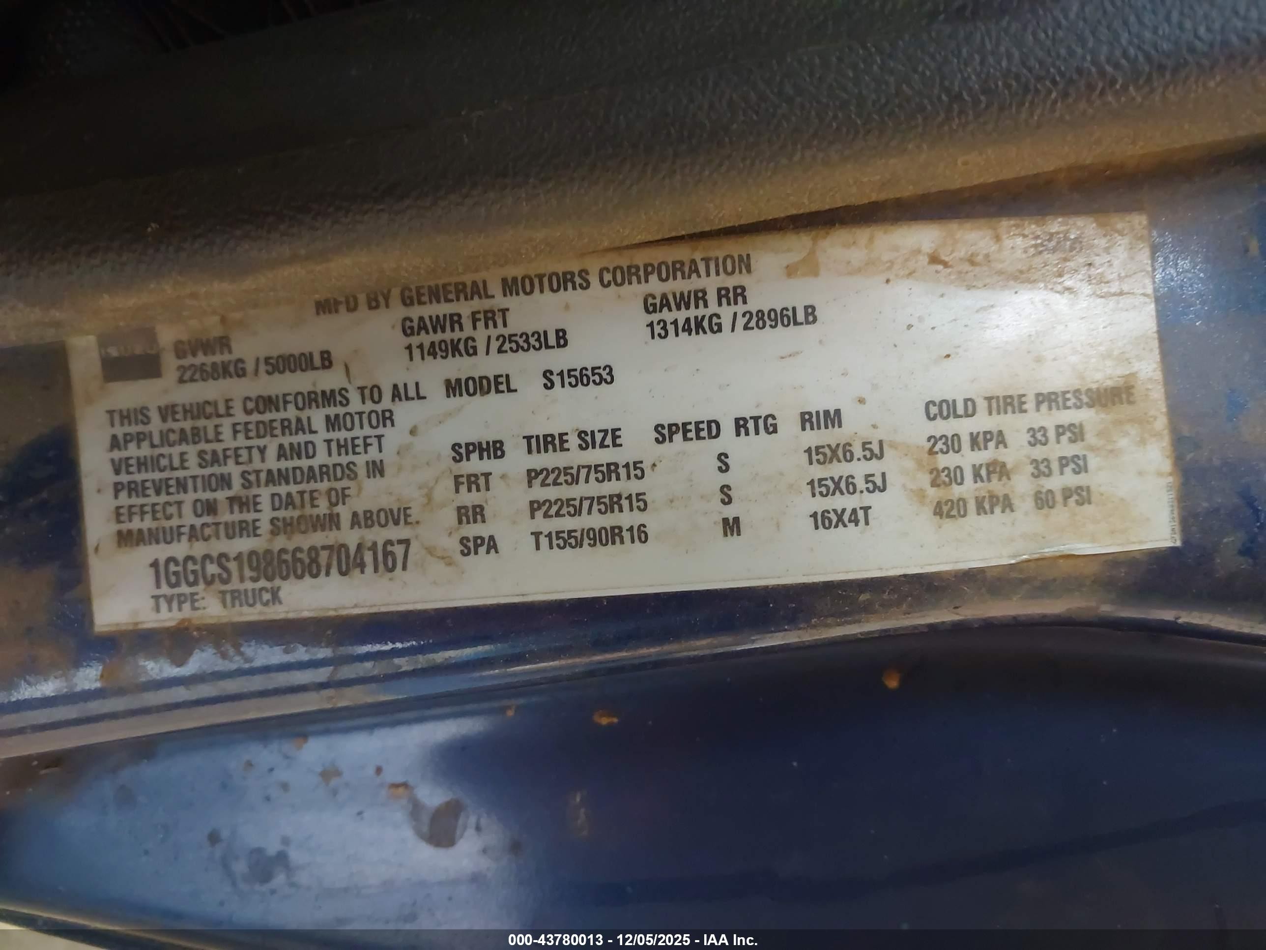 2006 Isuzu I-280 Ls Dark Blue vin: 1GGCS198668704167