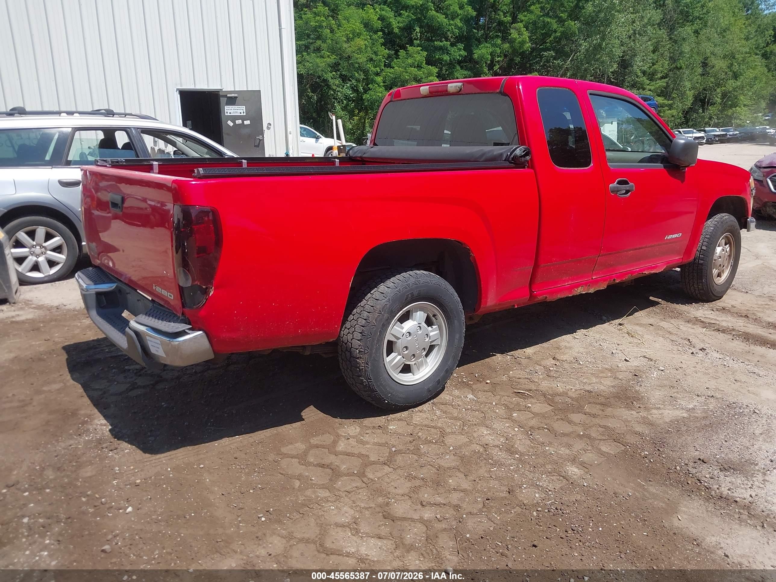 2006 Isuzu I-280 S Red vin: 1GGCS198668704380