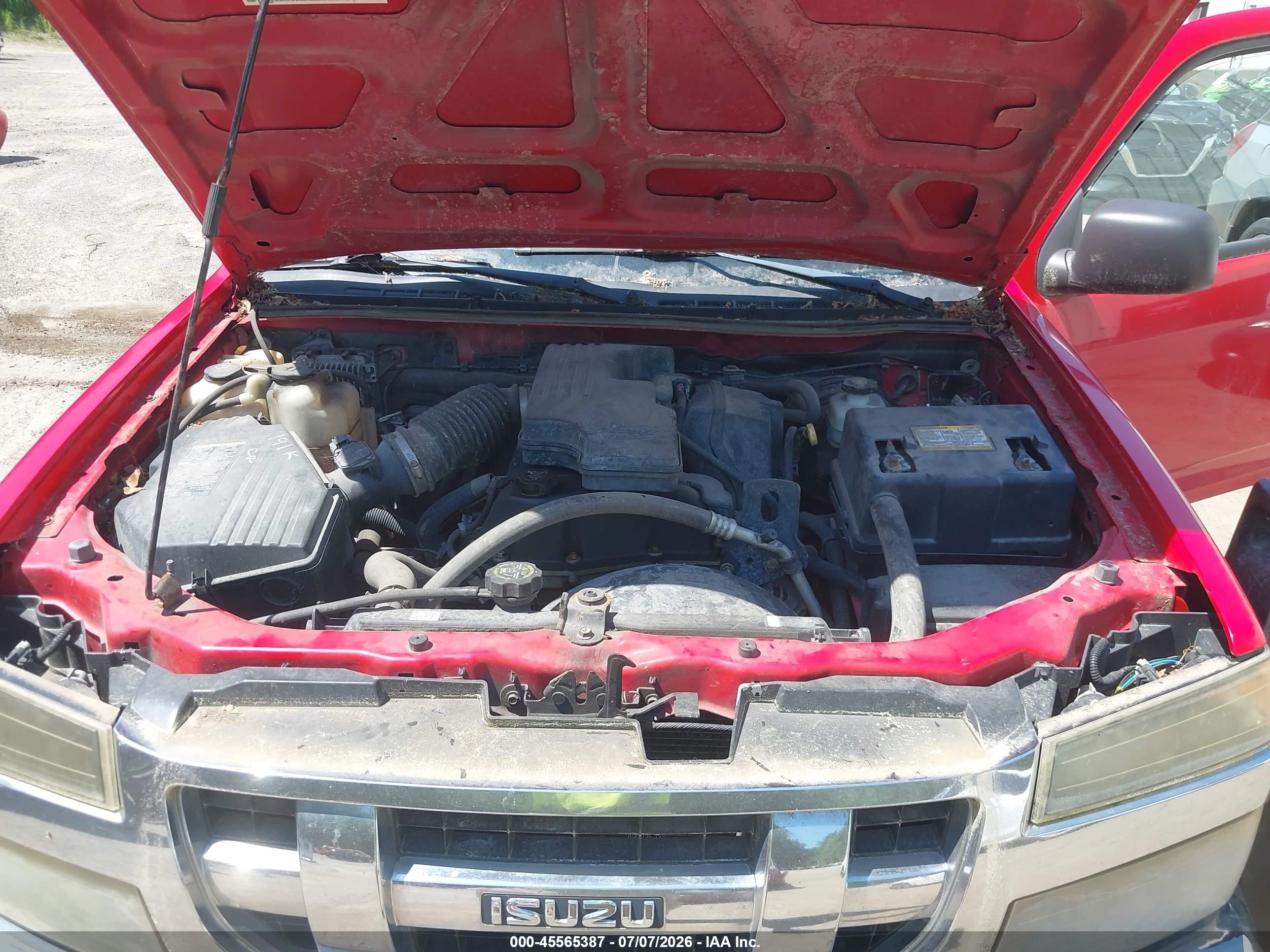 2006 Isuzu I-280 S Red vin: 1GGCS198668704380