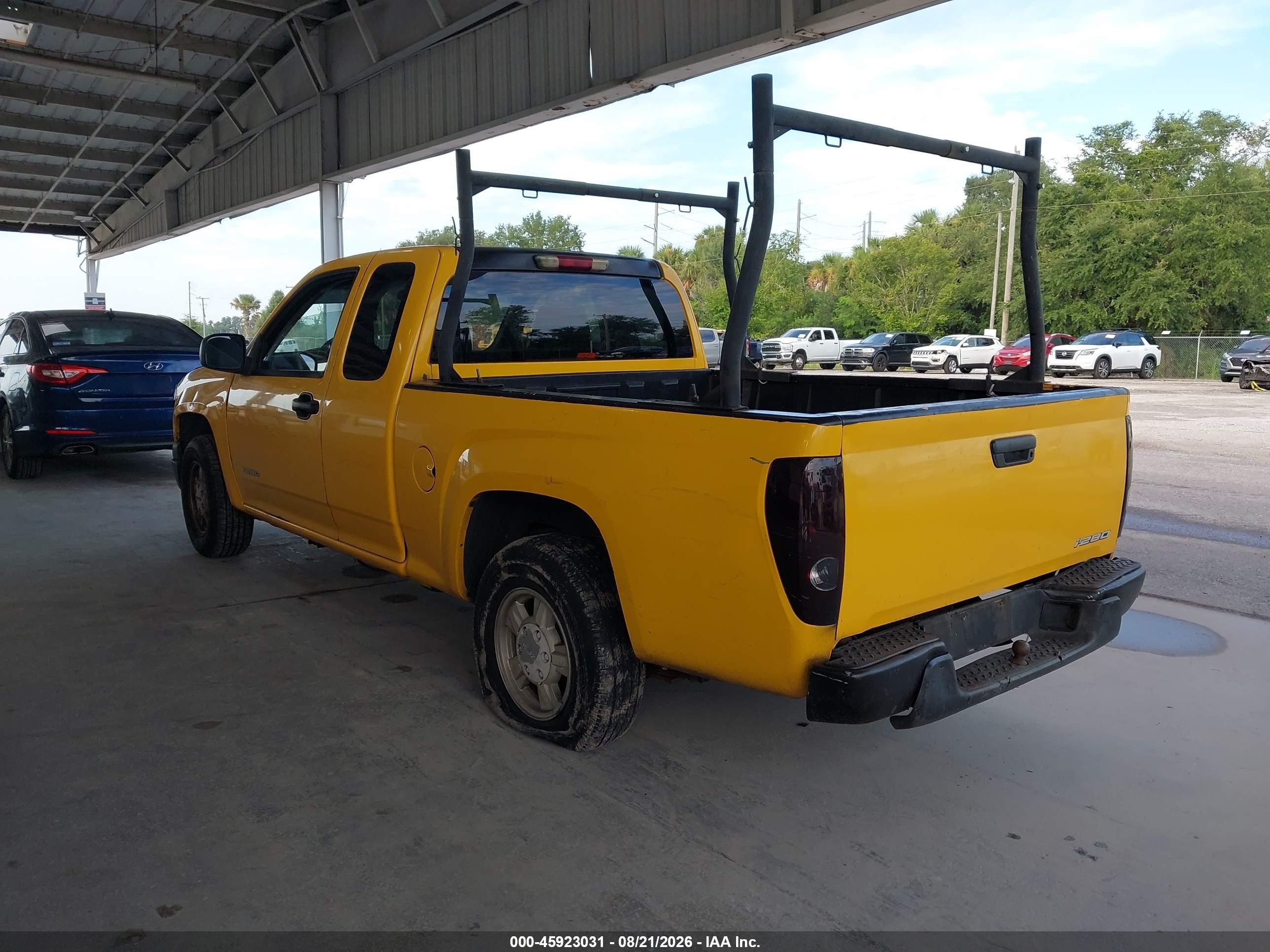 2006 Isuzu I-280 S Yellow vin: 1GGCS198768701679