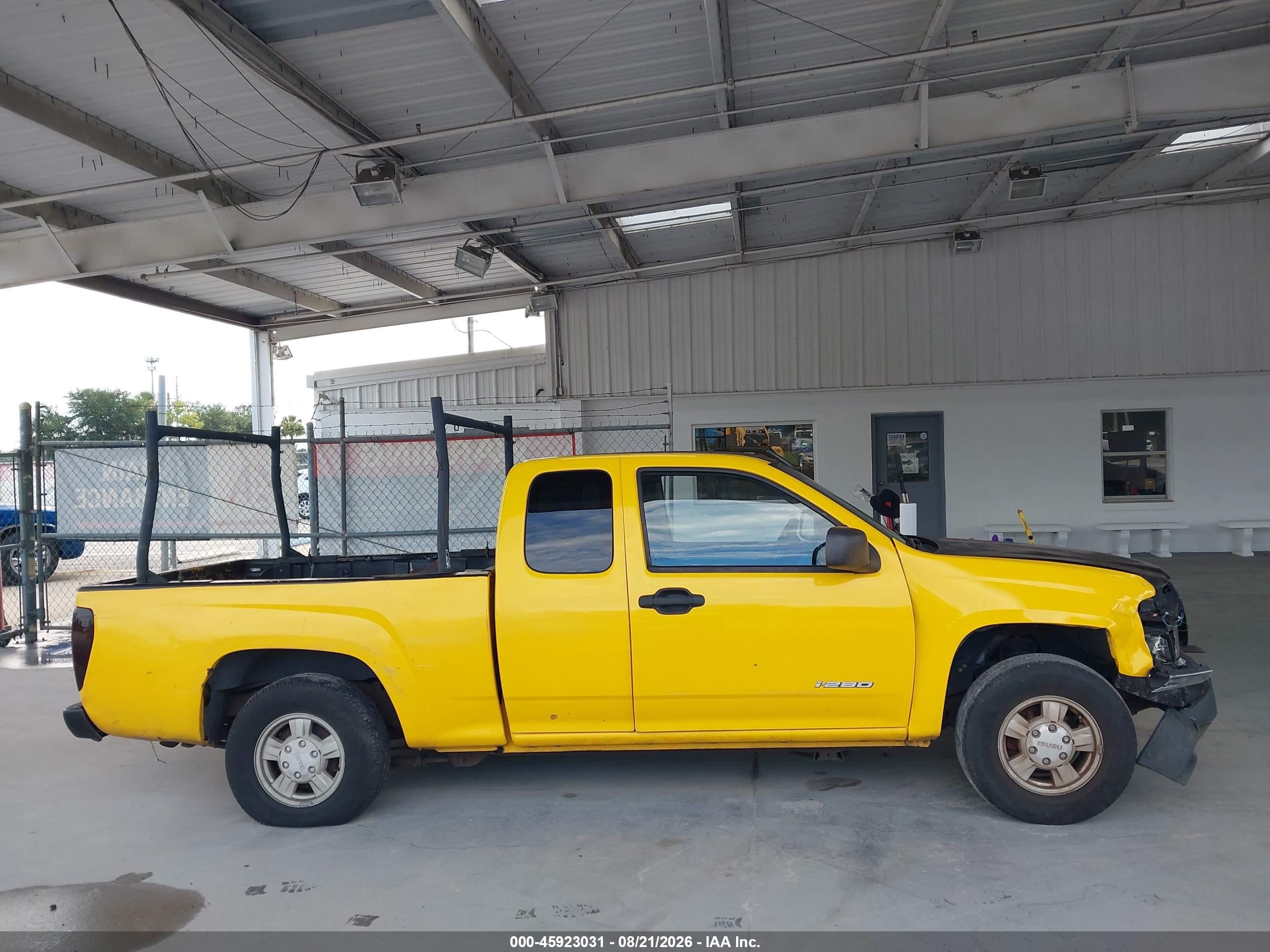 2006 Isuzu I-280 S Yellow vin: 1GGCS198768701679