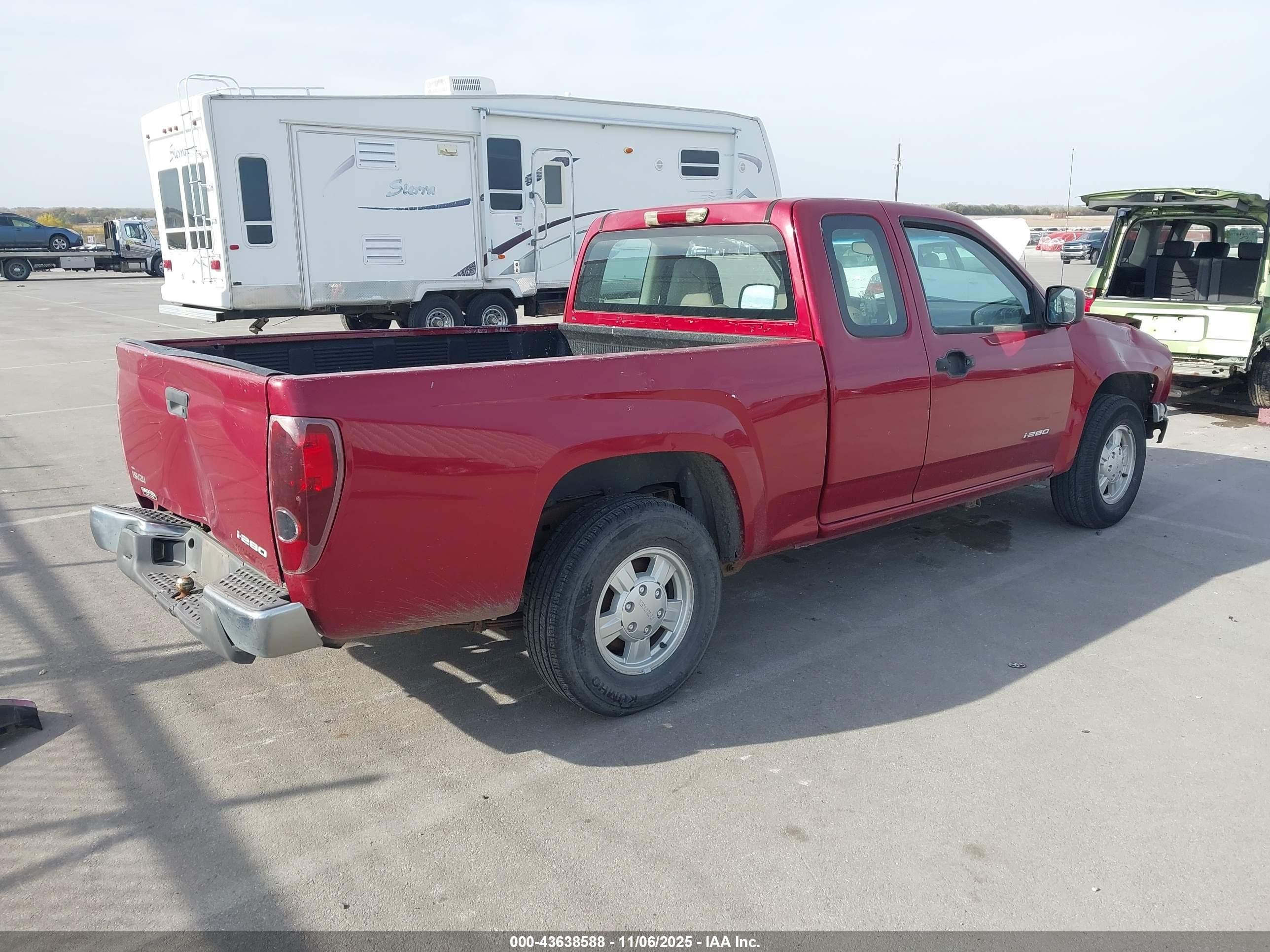 2006 Isuzu I-280 S Maroon vin: 1GGCS198X68704270