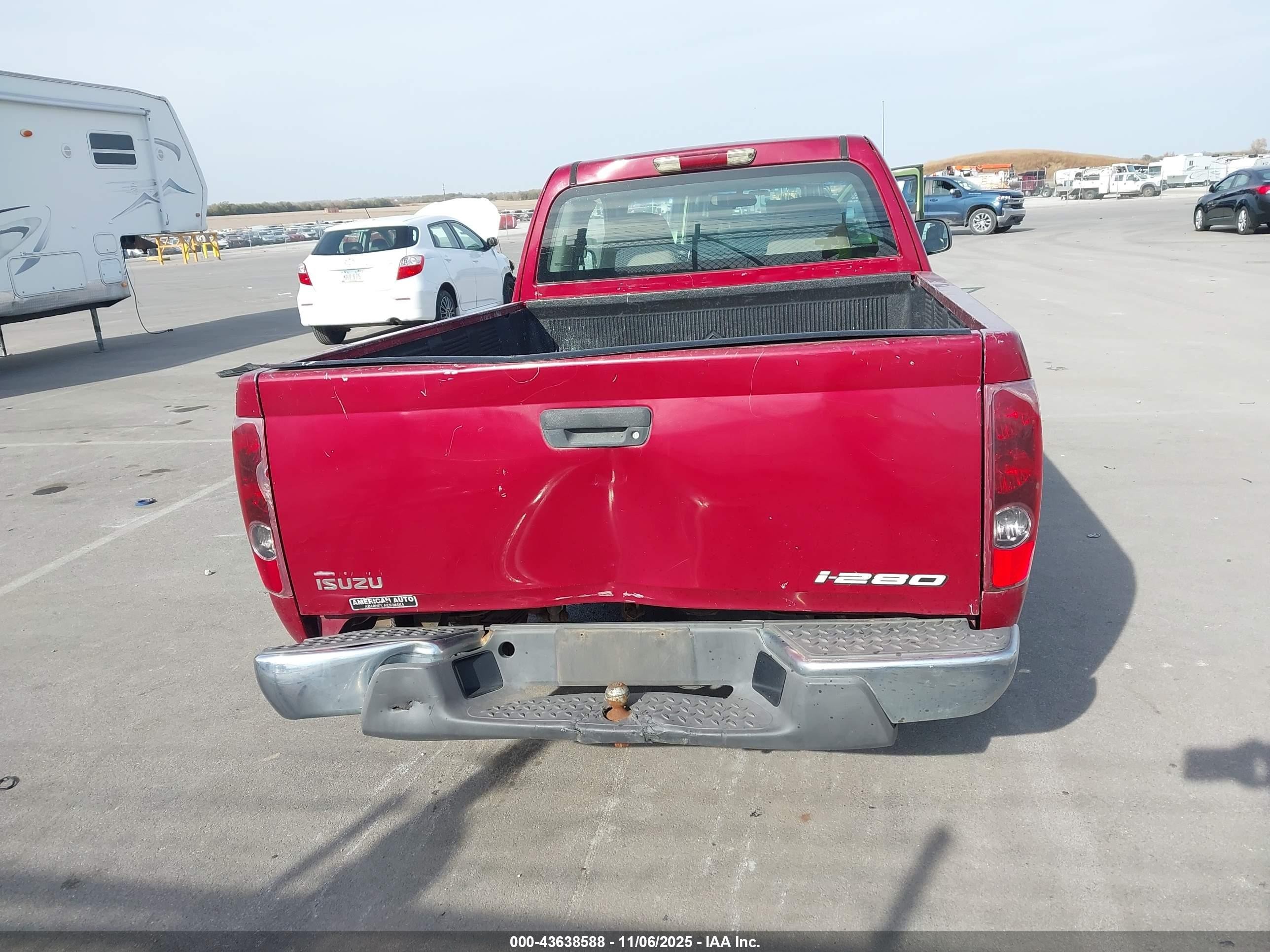 2006 Isuzu I-280 S Maroon vin: 1GGCS198X68704270