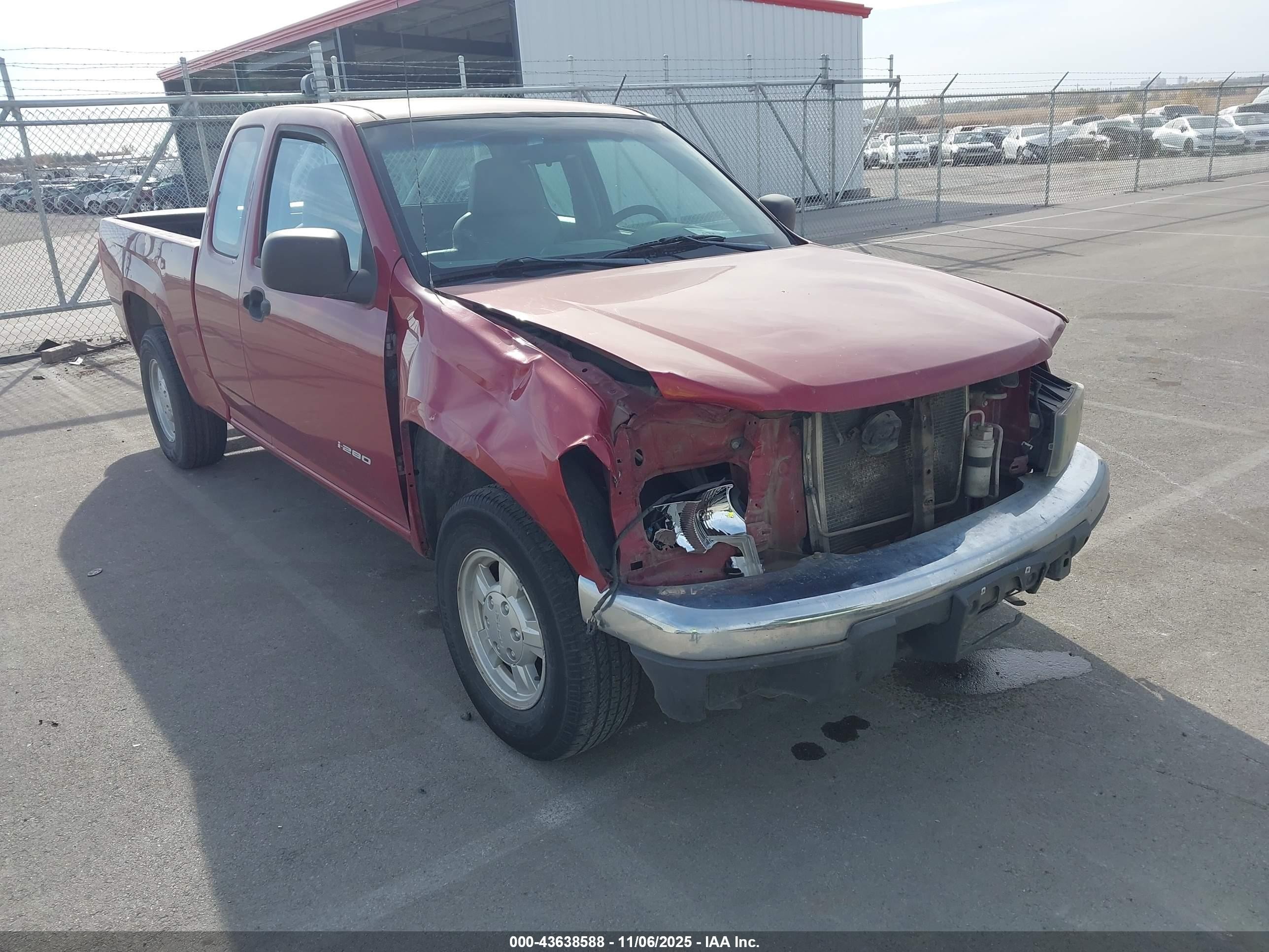 2006 Isuzu I-280 S Maroon vin: 1GGCS198X68704270