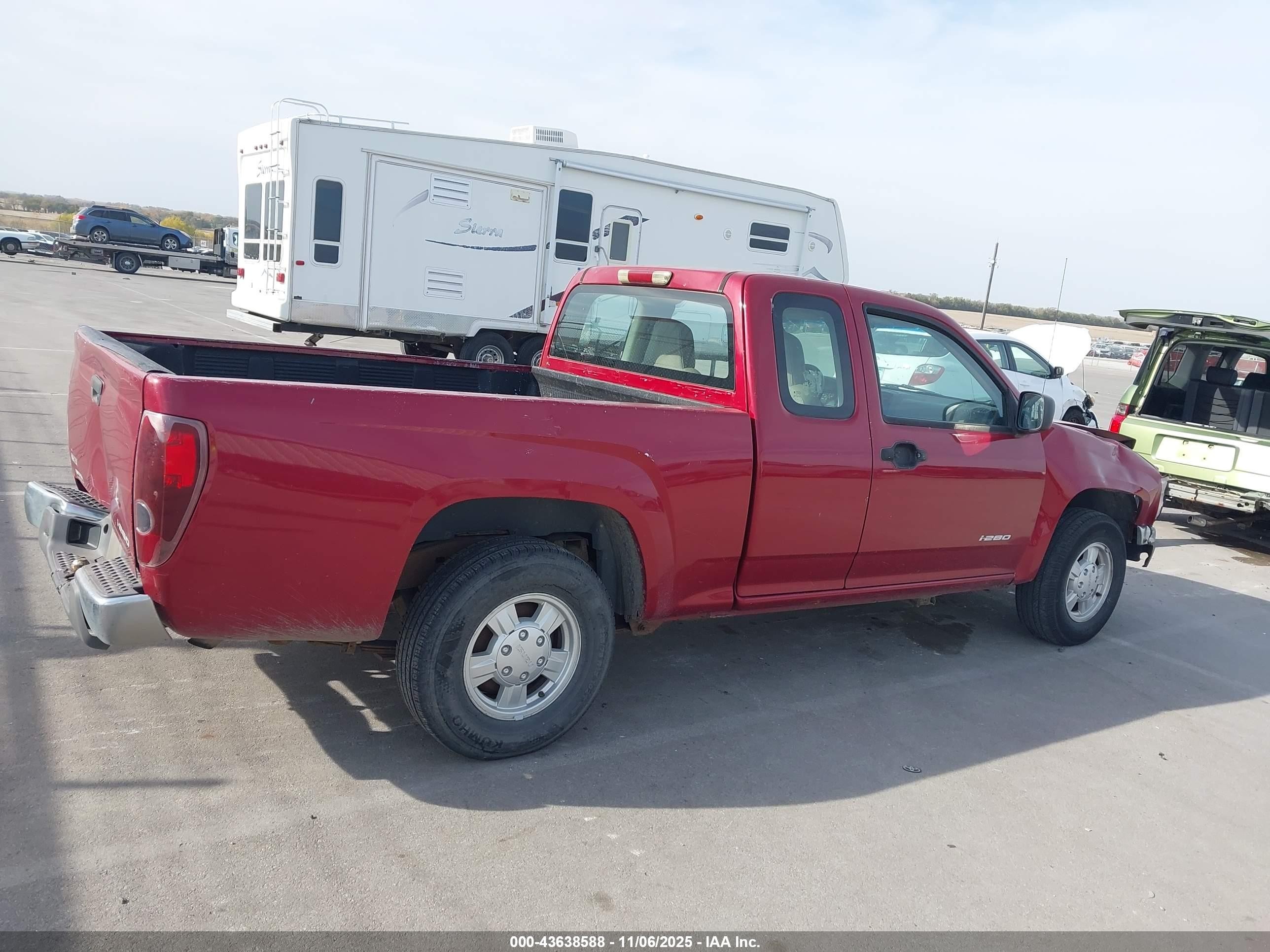 2006 Isuzu I-280 S Maroon vin: 1GGCS198X68704270