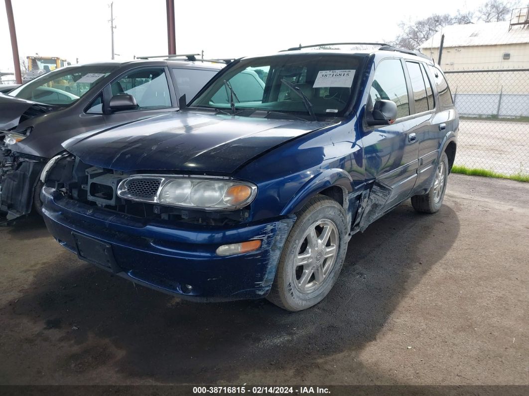 2002 Oldsmobile Bravada   Blue vin: 1GHDT13S322244528