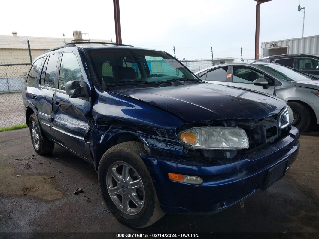 2002 Oldsmobile Bravada   Blue vin: 1GHDT13S322244528