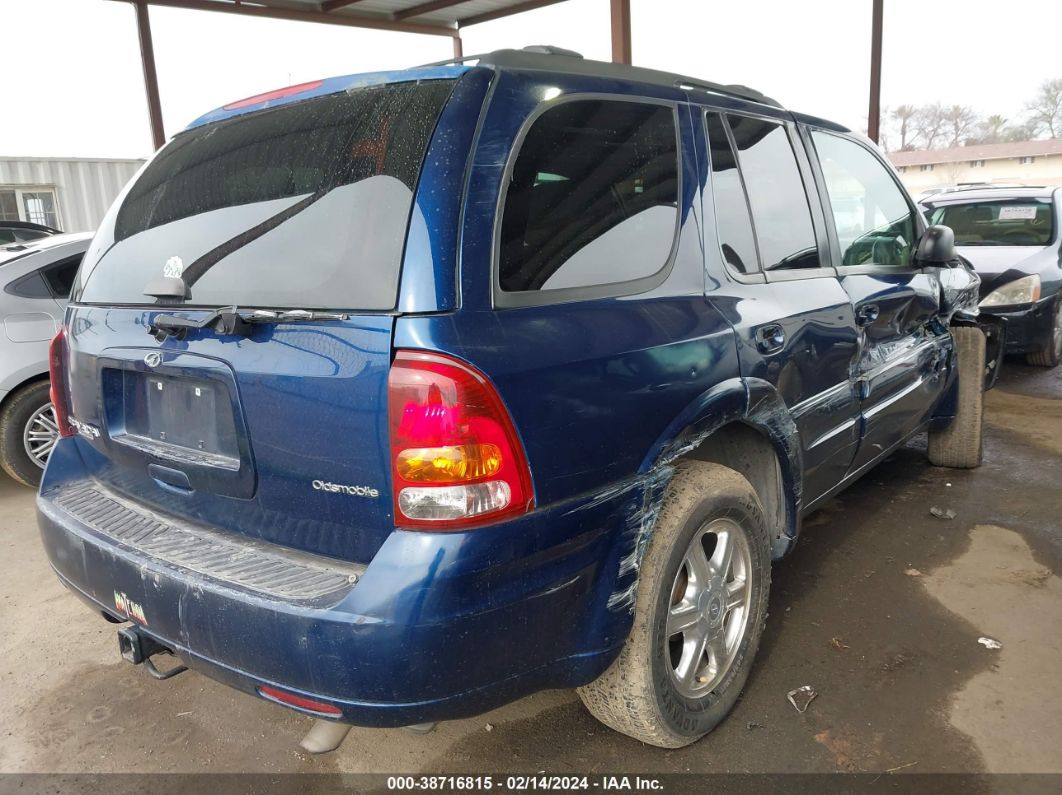 2002 Oldsmobile Bravada   Blue vin: 1GHDT13S322244528