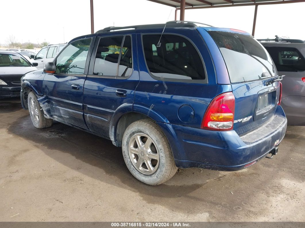 2002 Oldsmobile Bravada   Blue vin: 1GHDT13S322244528