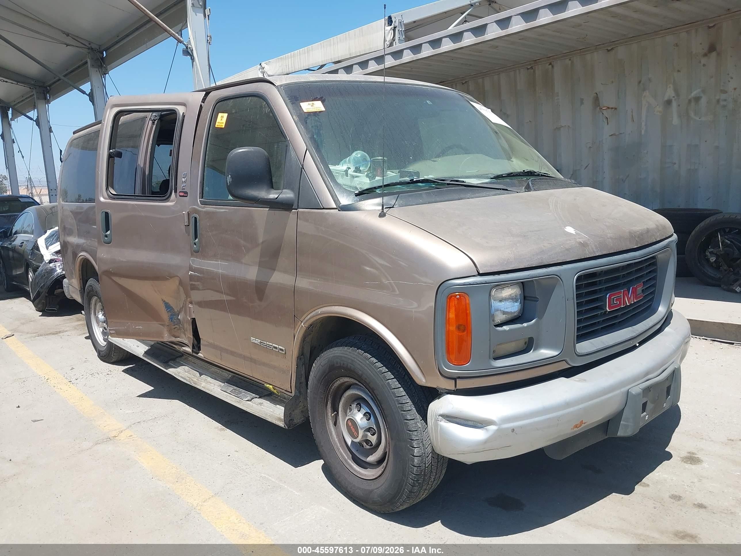 2001 Gmc Savana Standard Коричневый vin: 1GJGG25R511117817