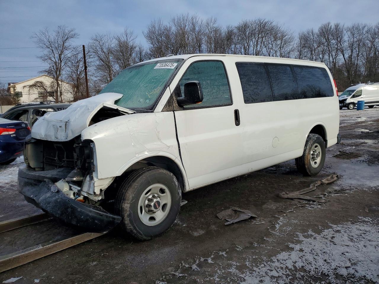 2012 Gmc Savana G2500 Ls White vin: 1GJW7PFA2C1174657