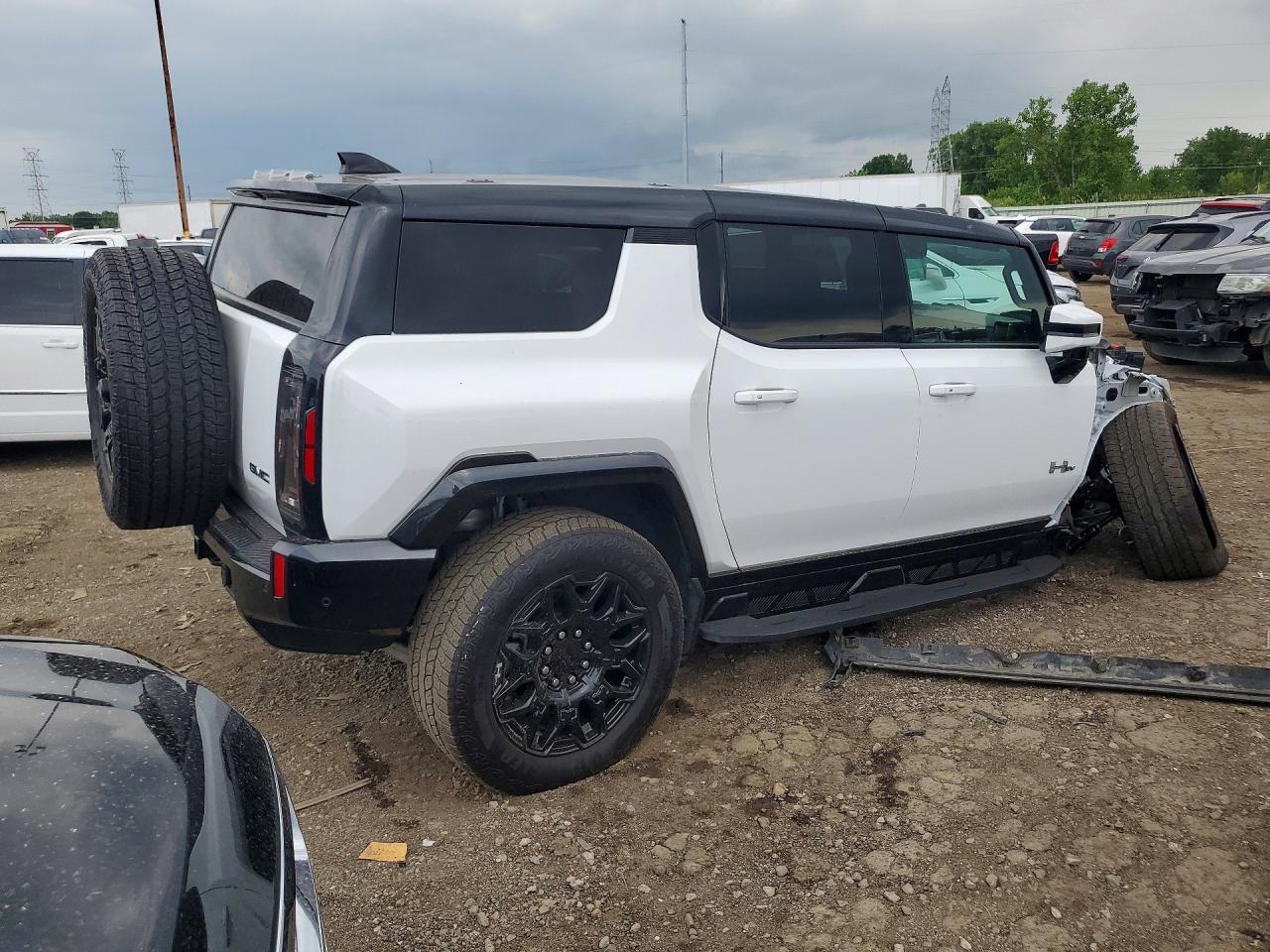 2025 Gmc Hummer Suv 2x White vin: 1GKB0NDEXSU107004