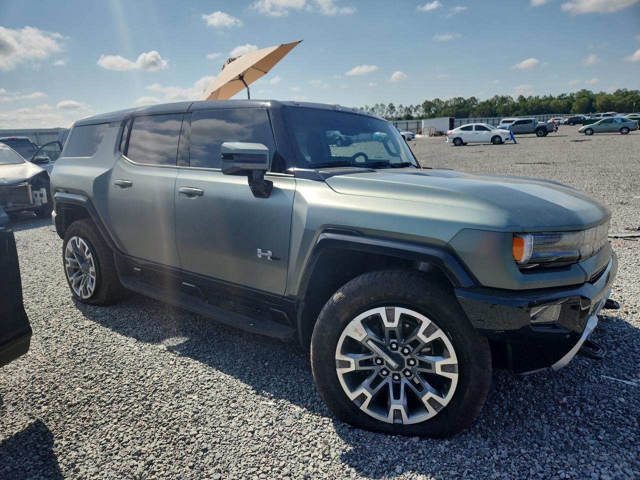 2024 Gmc Hummer Suv 3x Green vin: 1GKB0RDC0RU101387