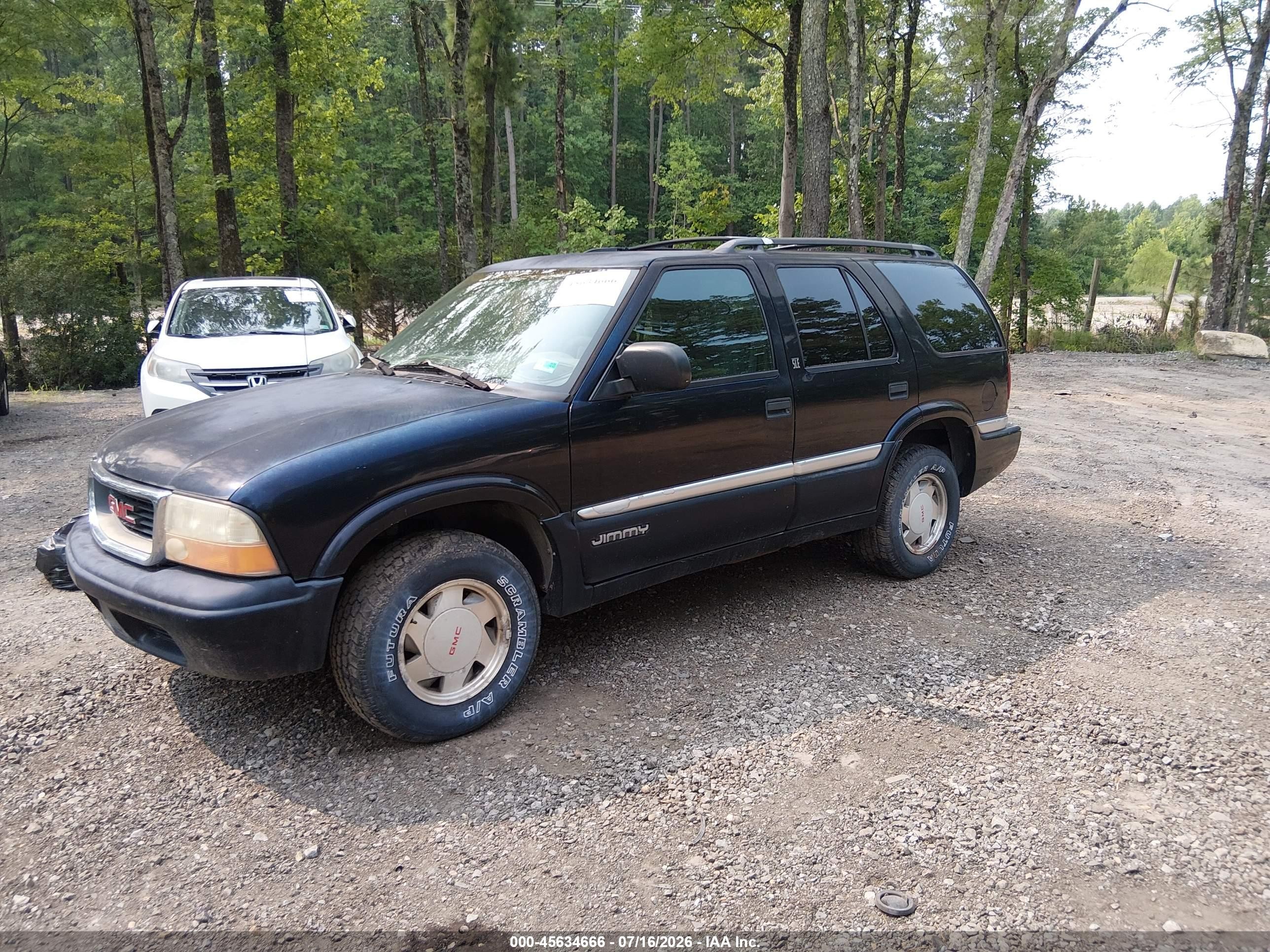 2001 Gmc Jimmy Sle Black vin: 1GKCS13W012140783