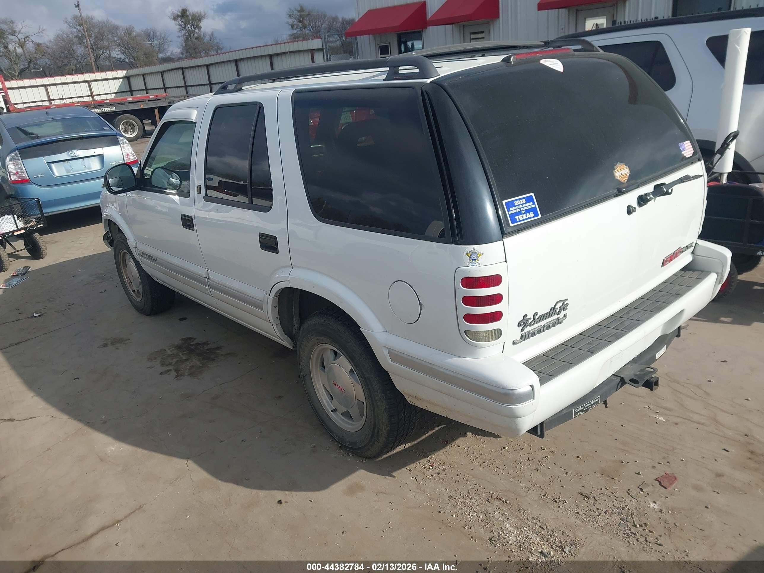 1996 Gmc Jimmy   White vin: 1GKCS13W2T2513681