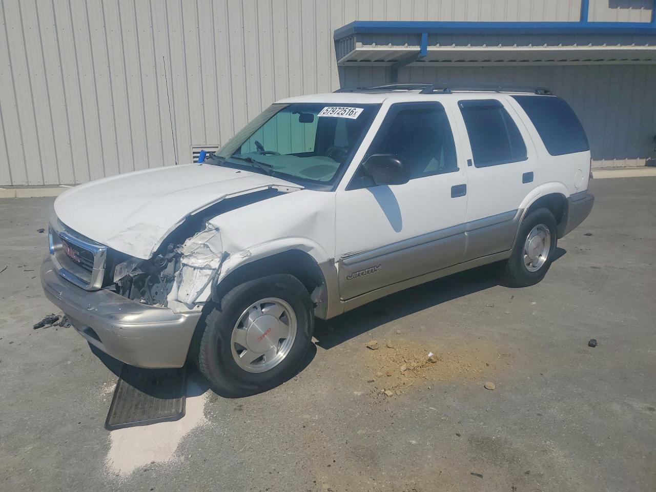 2000 Gmc Jimmy White vin: 1GKCS13W4Y2329480