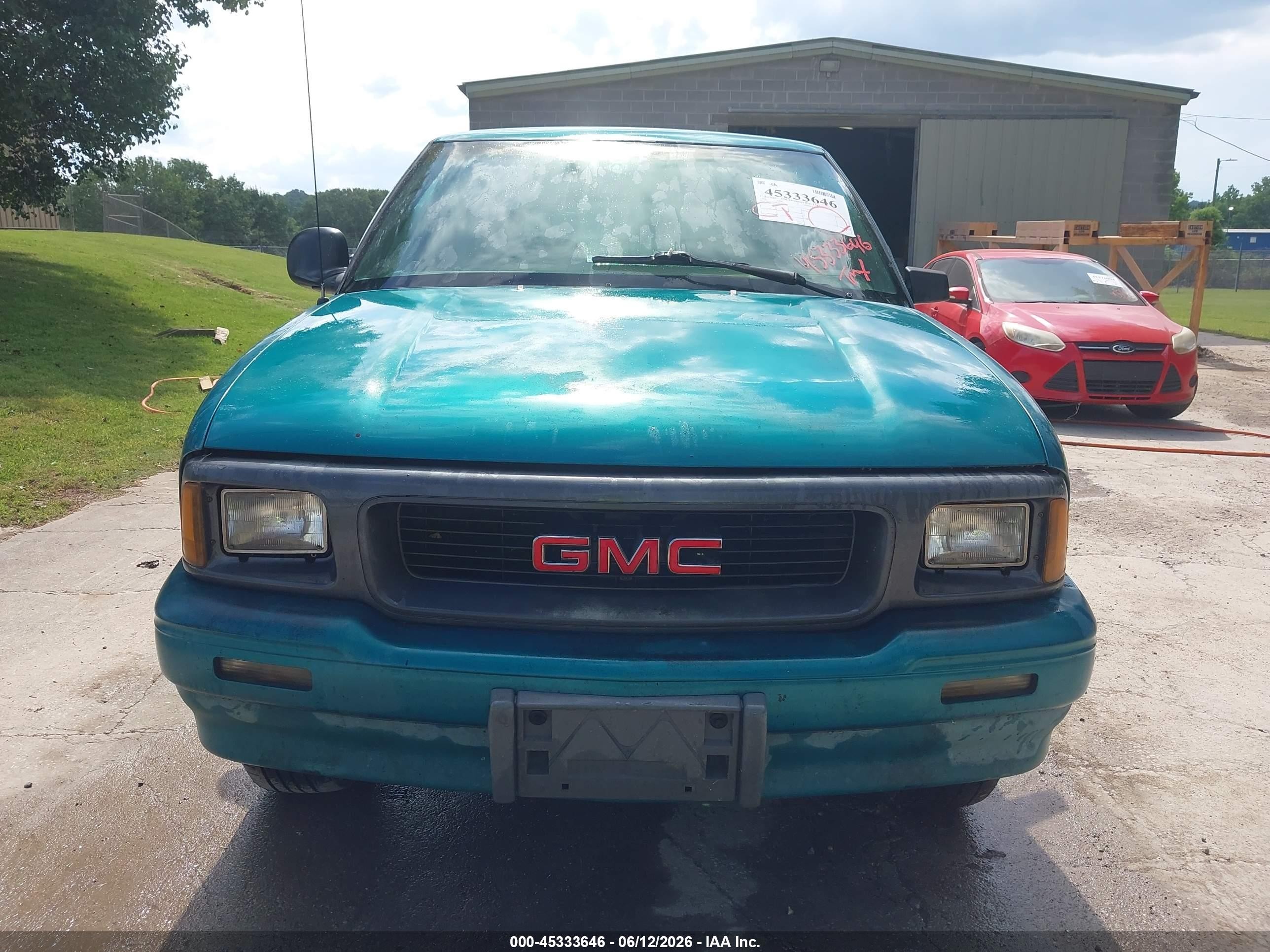 1995 Gmc Jimmy Green vin: 1GKCS13W5SK513561