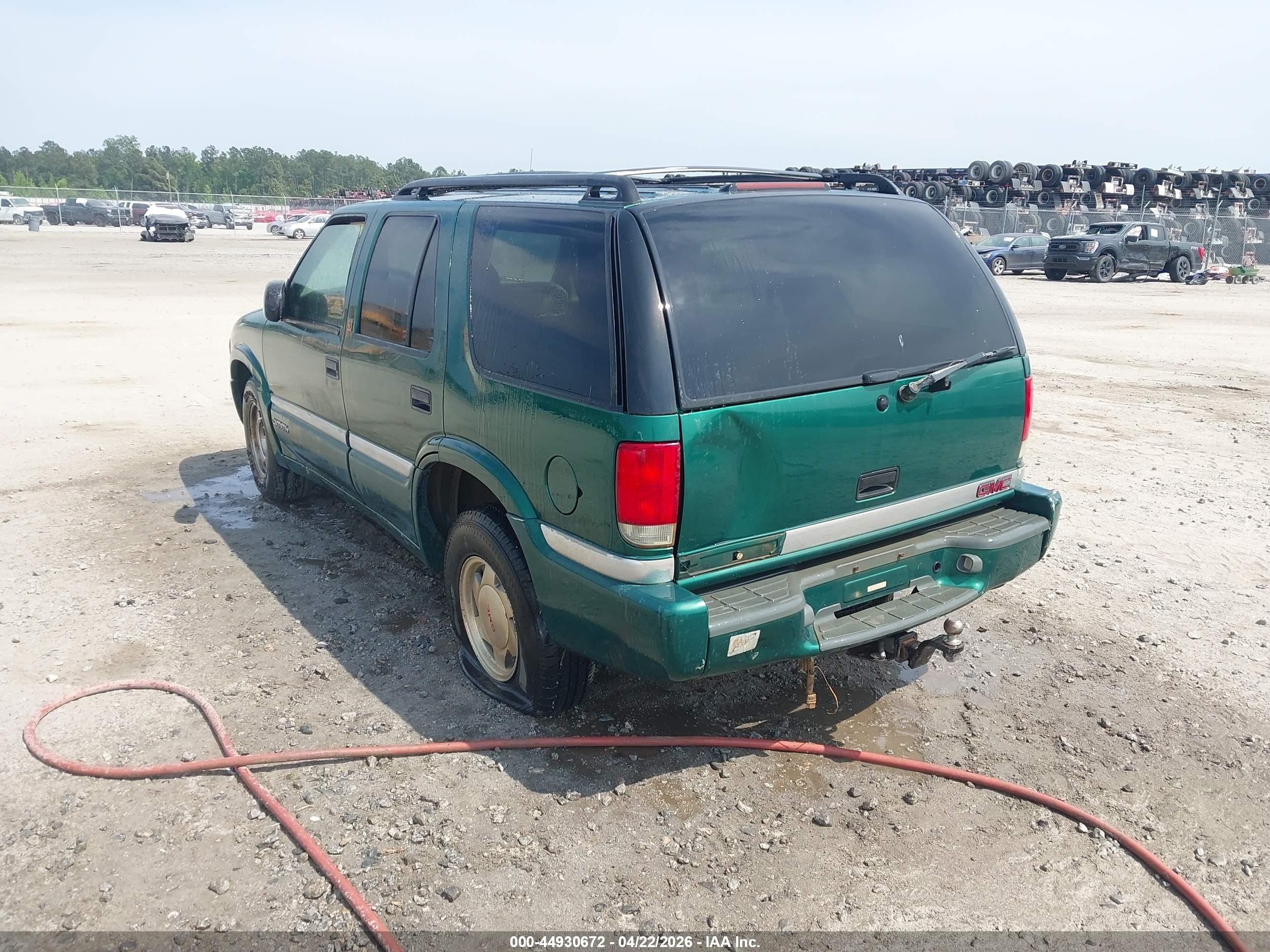 1999 Gmc Jimmy Slt Green vin: 1GKCS13W9X2501601