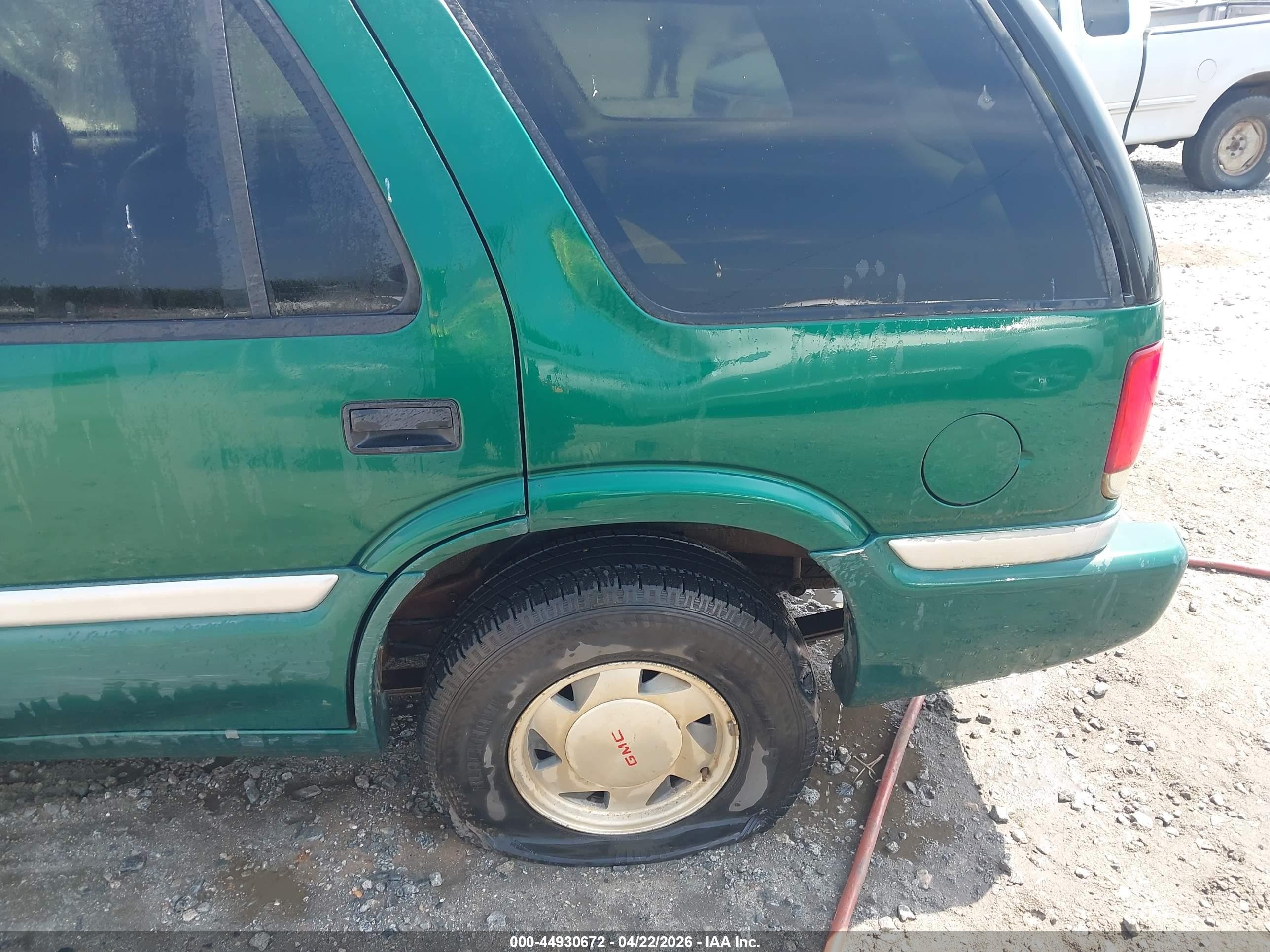 1999 Gmc Jimmy Slt Green vin: 1GKCS13W9X2501601