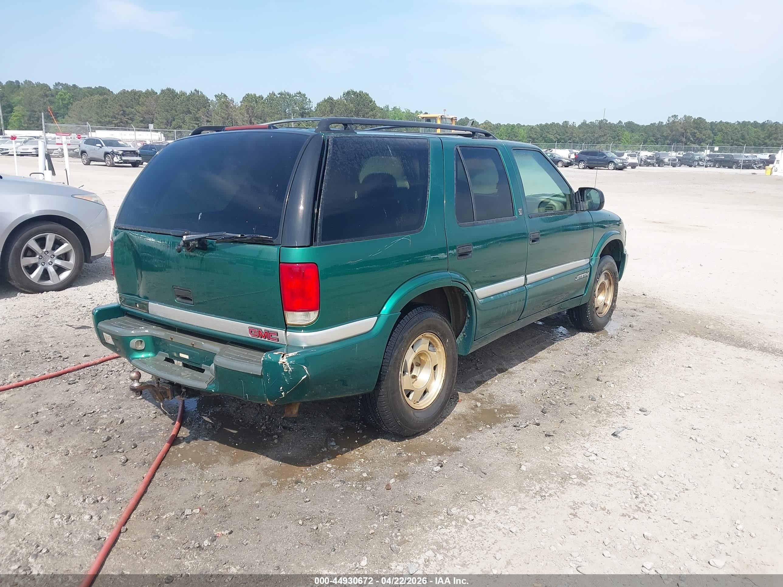 1999 Gmc Jimmy Slt Green vin: 1GKCS13W9X2501601