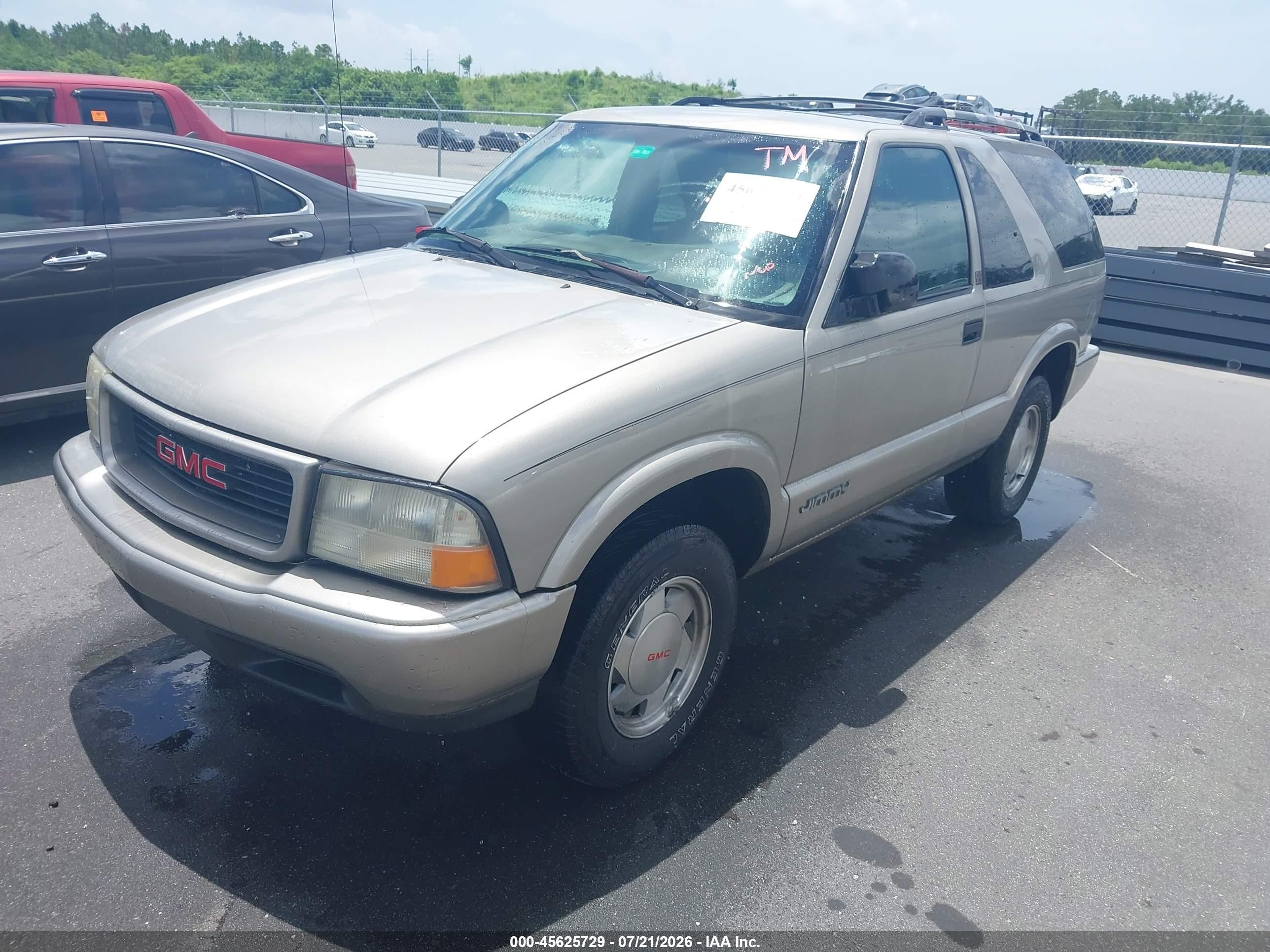 2001 Gmc Jimmy Sls Gold vin: 1GKCS18W61K171867