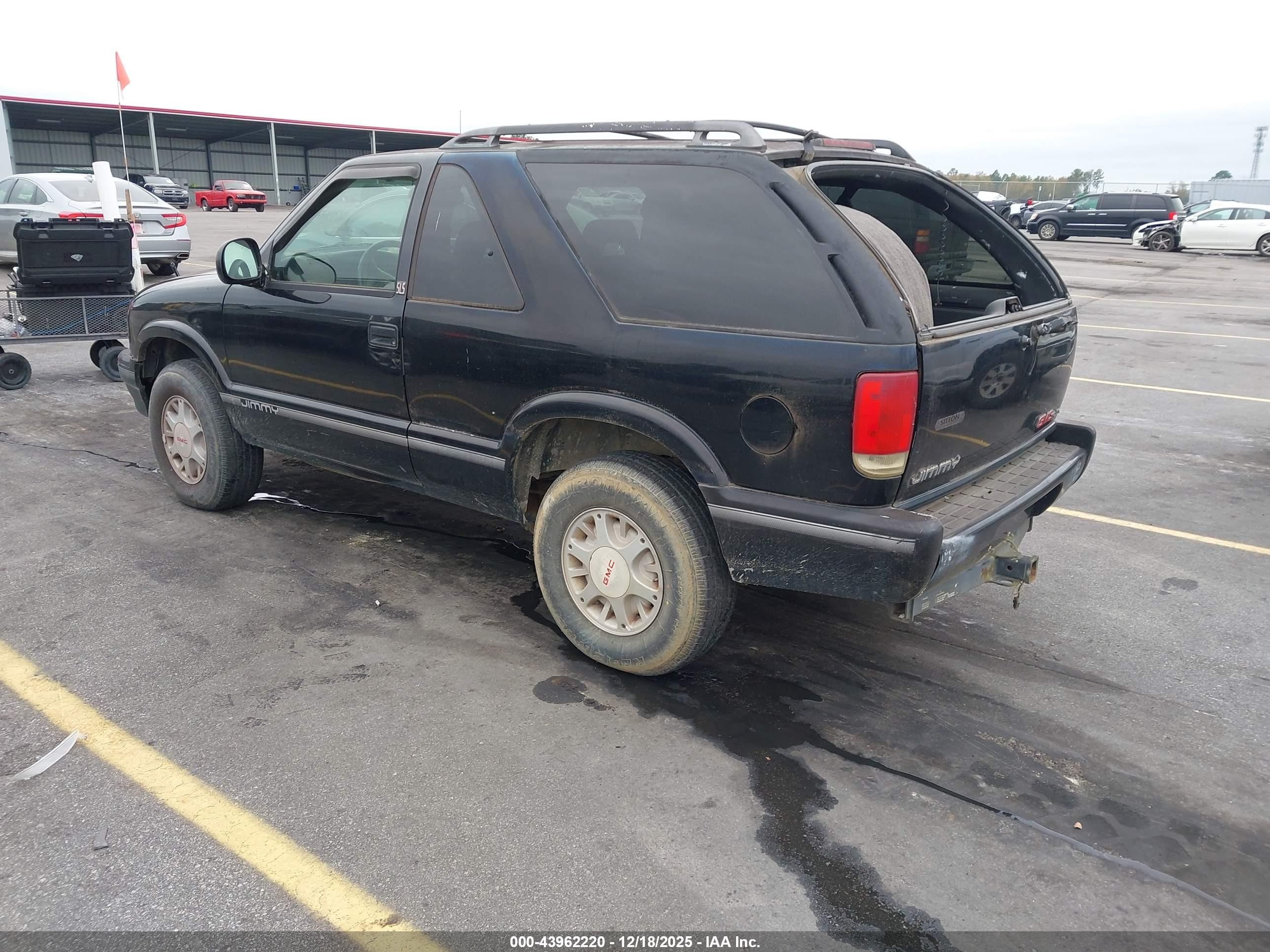 1995 Gmc Jimmy   Black vin: 1GKCT18W0S2523209