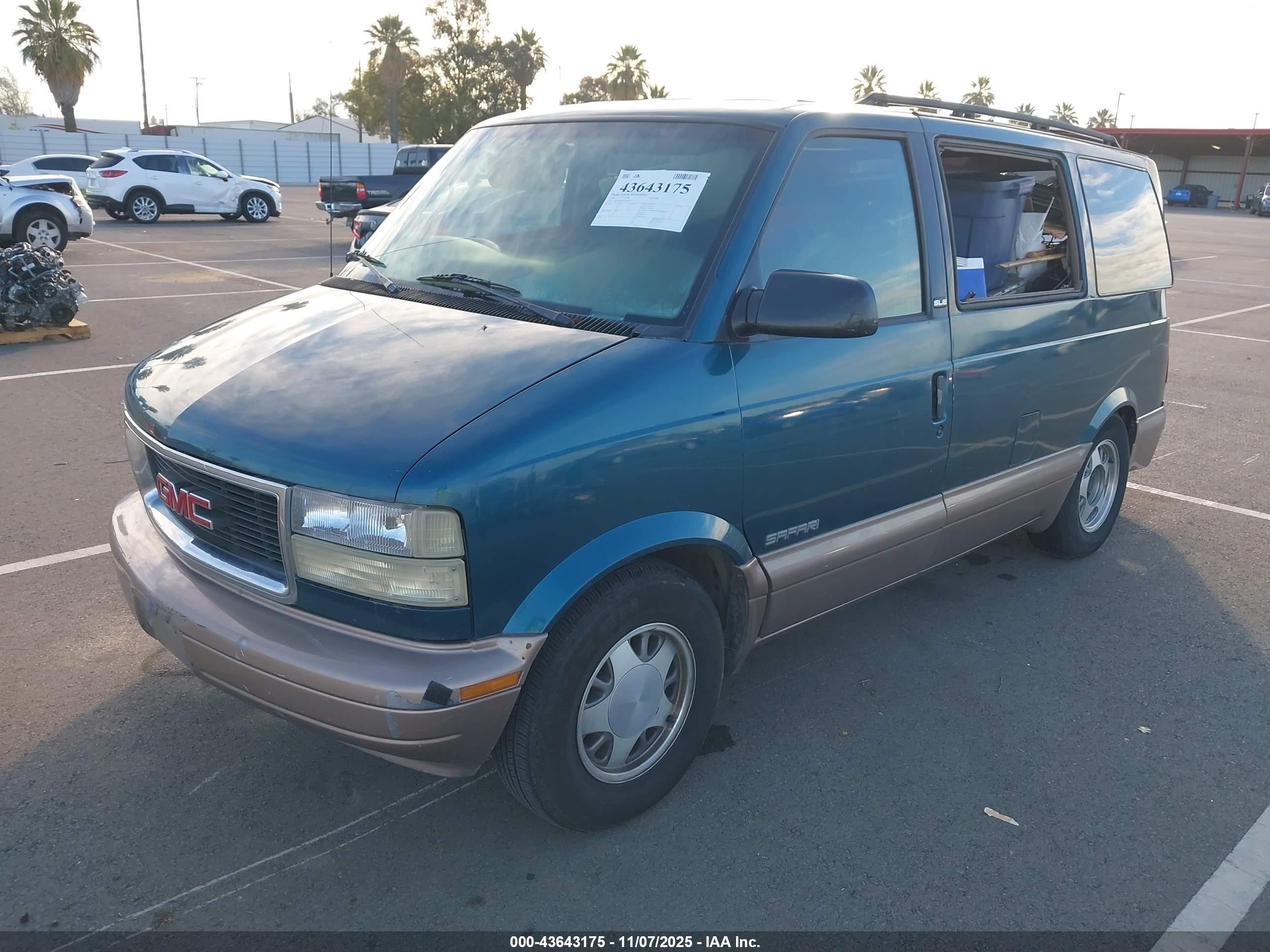1998 Gmc Safari Sle Зеленый vin: 1GKDM19W2WB505476