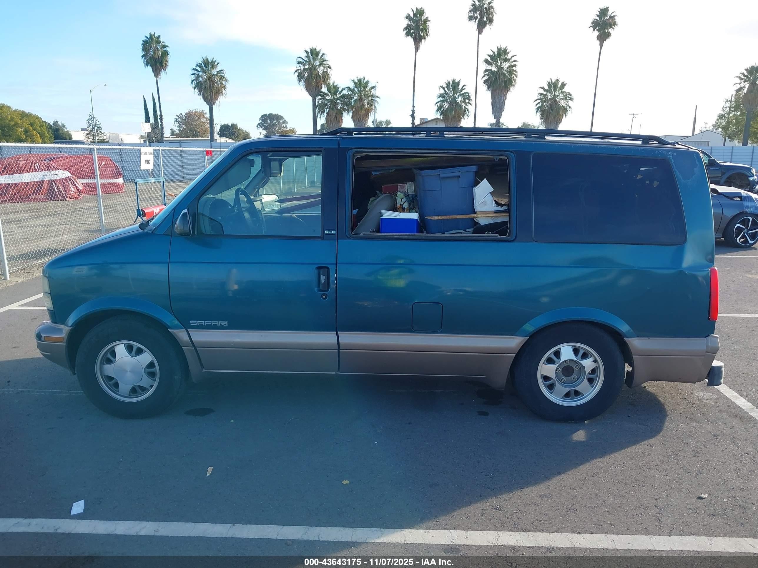 1998 Gmc Safari Sle Зеленый vin: 1GKDM19W2WB505476
