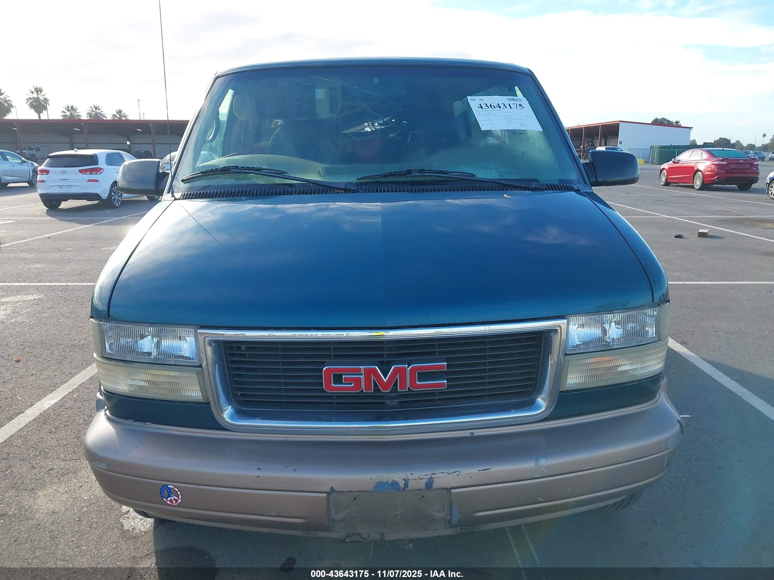 1998 Gmc Safari Sle Зеленый vin: 1GKDM19W2WB505476