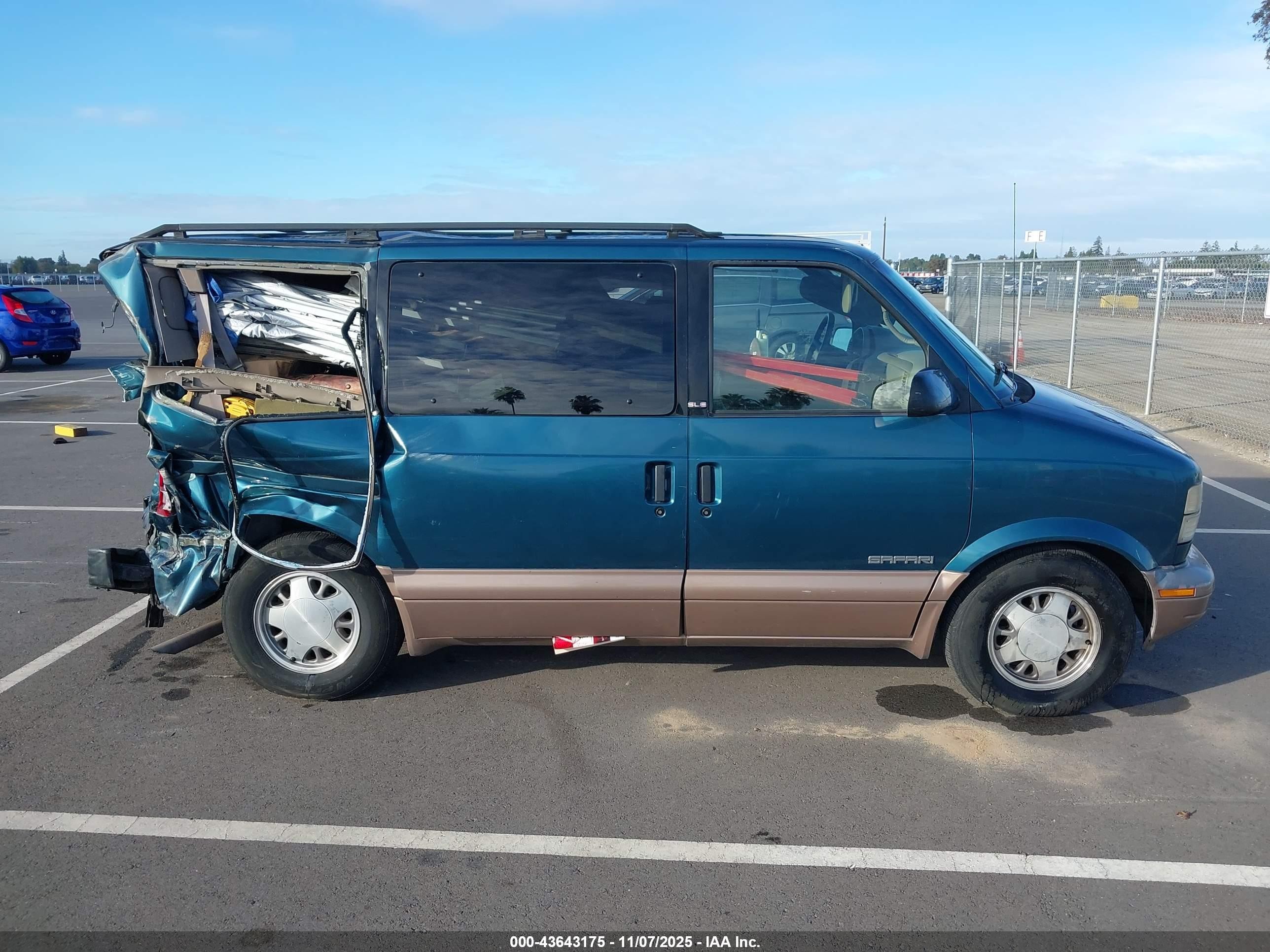 1998 Gmc Safari Sle Зеленый vin: 1GKDM19W2WB505476