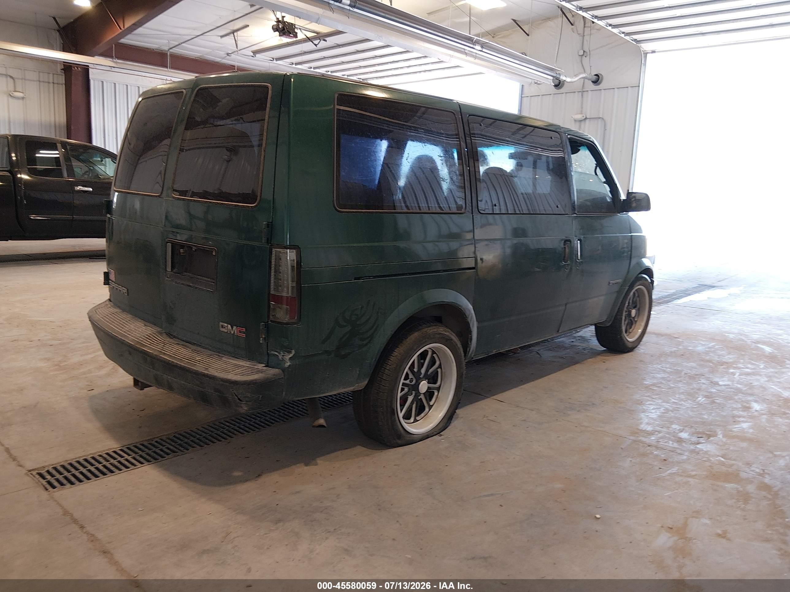 1999 Gmc Safari Passenger Sl Green vin: 1GKDM19W5XB517655