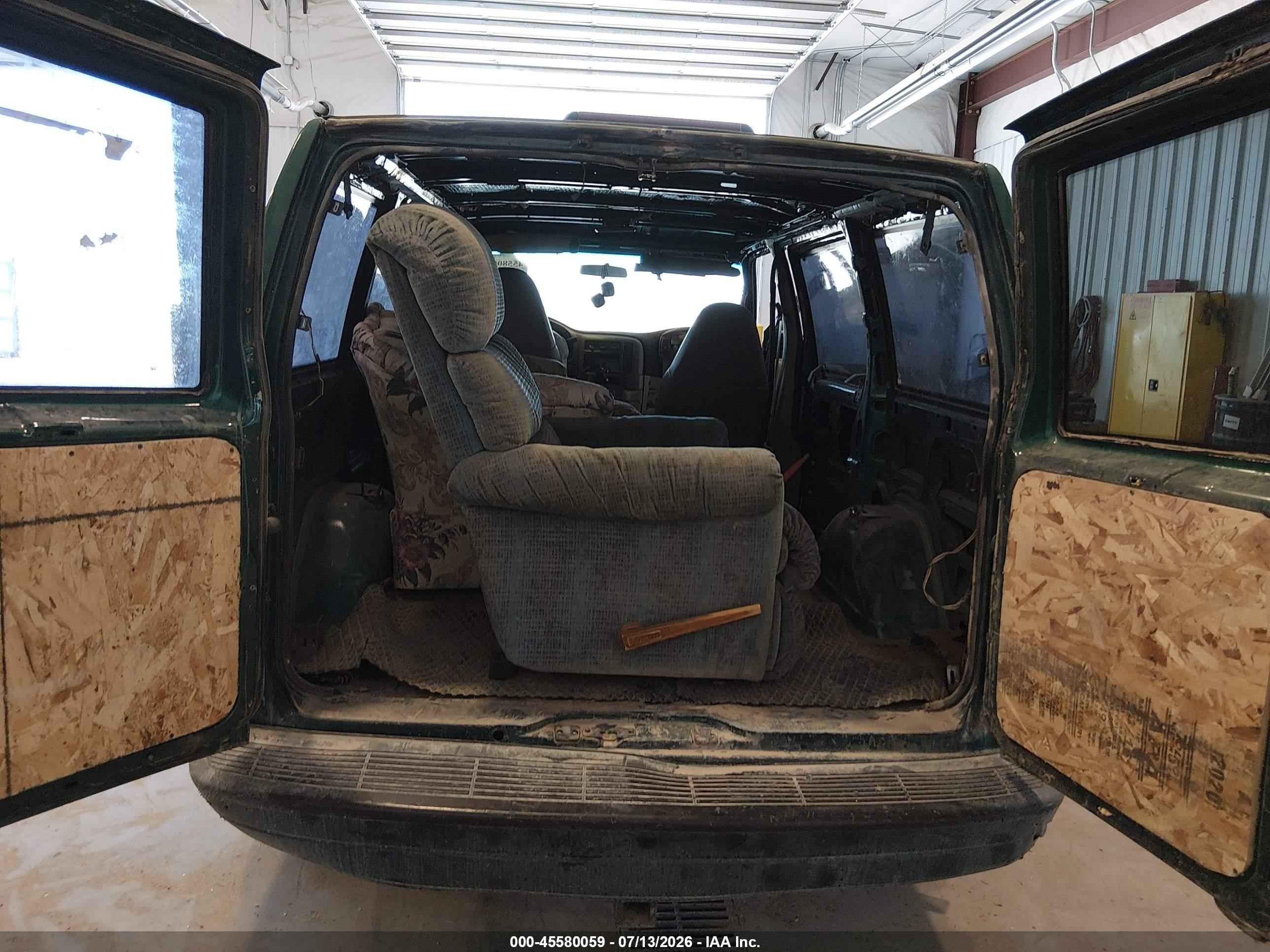 1999 Gmc Safari Passenger Sl Green vin: 1GKDM19W5XB517655