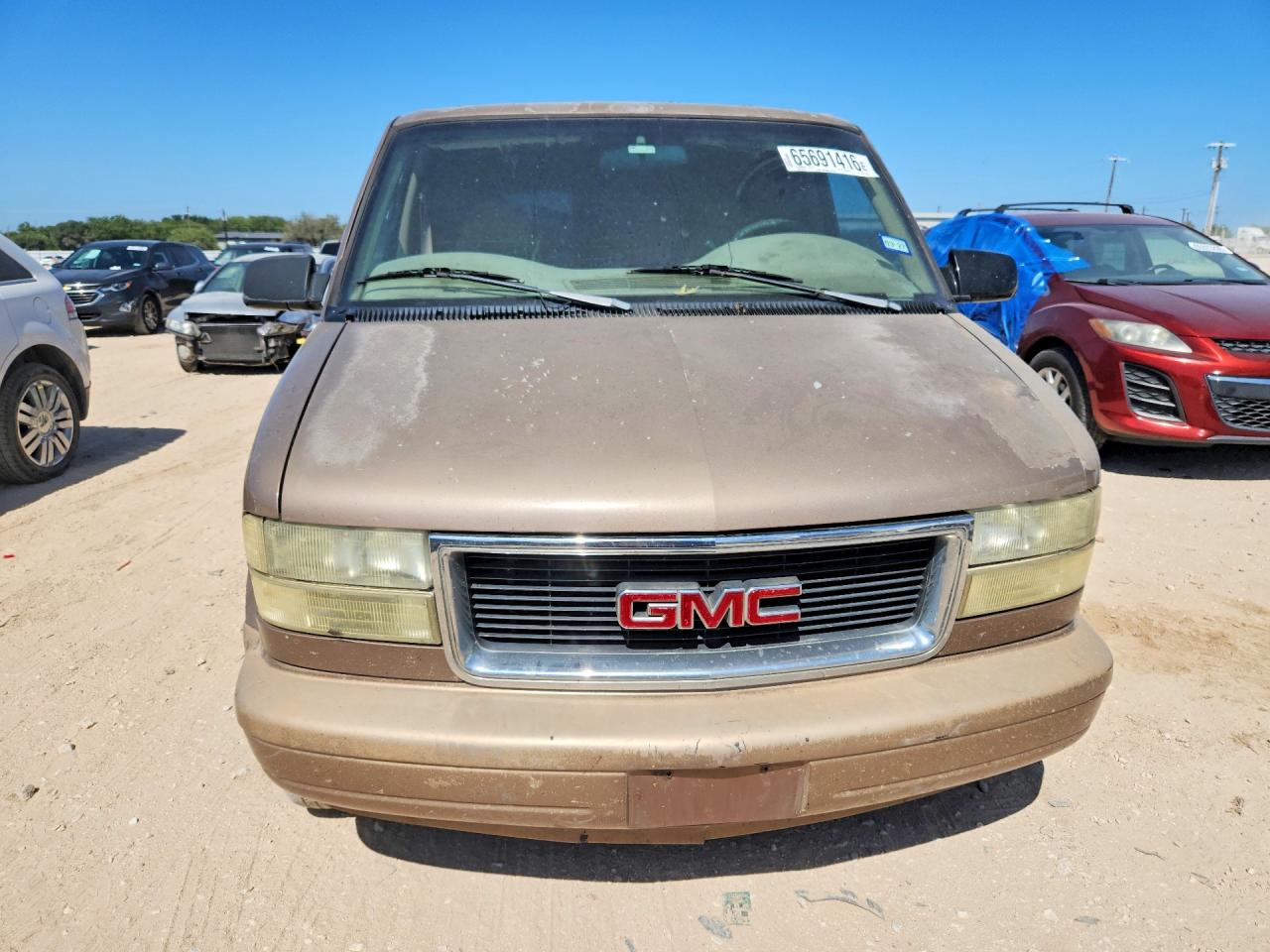 2001 Gmc Safari Xt Tan vin: 1GKDM19W61B514433