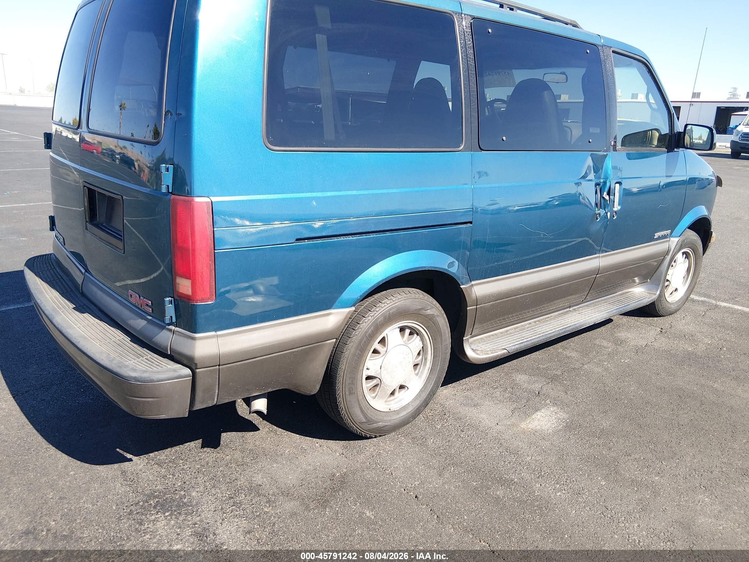 2000 Gmc Safari Sl Blue vin: 1GKDM19W7YB507887