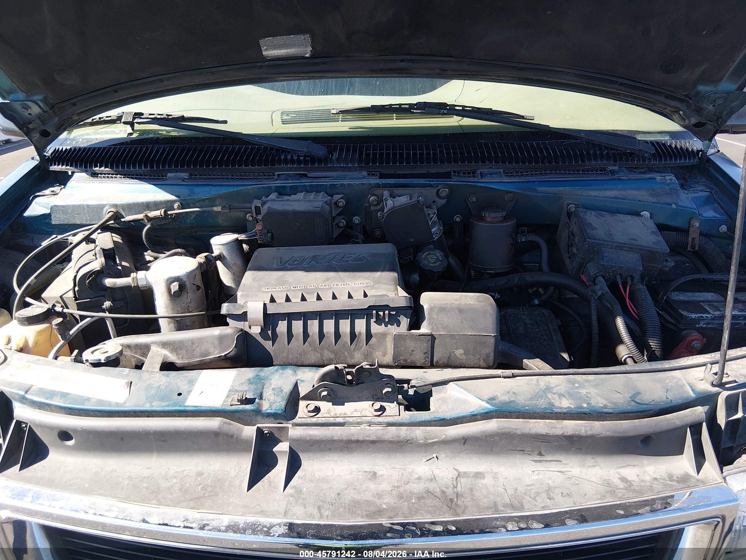 2000 Gmc Safari Sl Blue vin: 1GKDM19W7YB507887