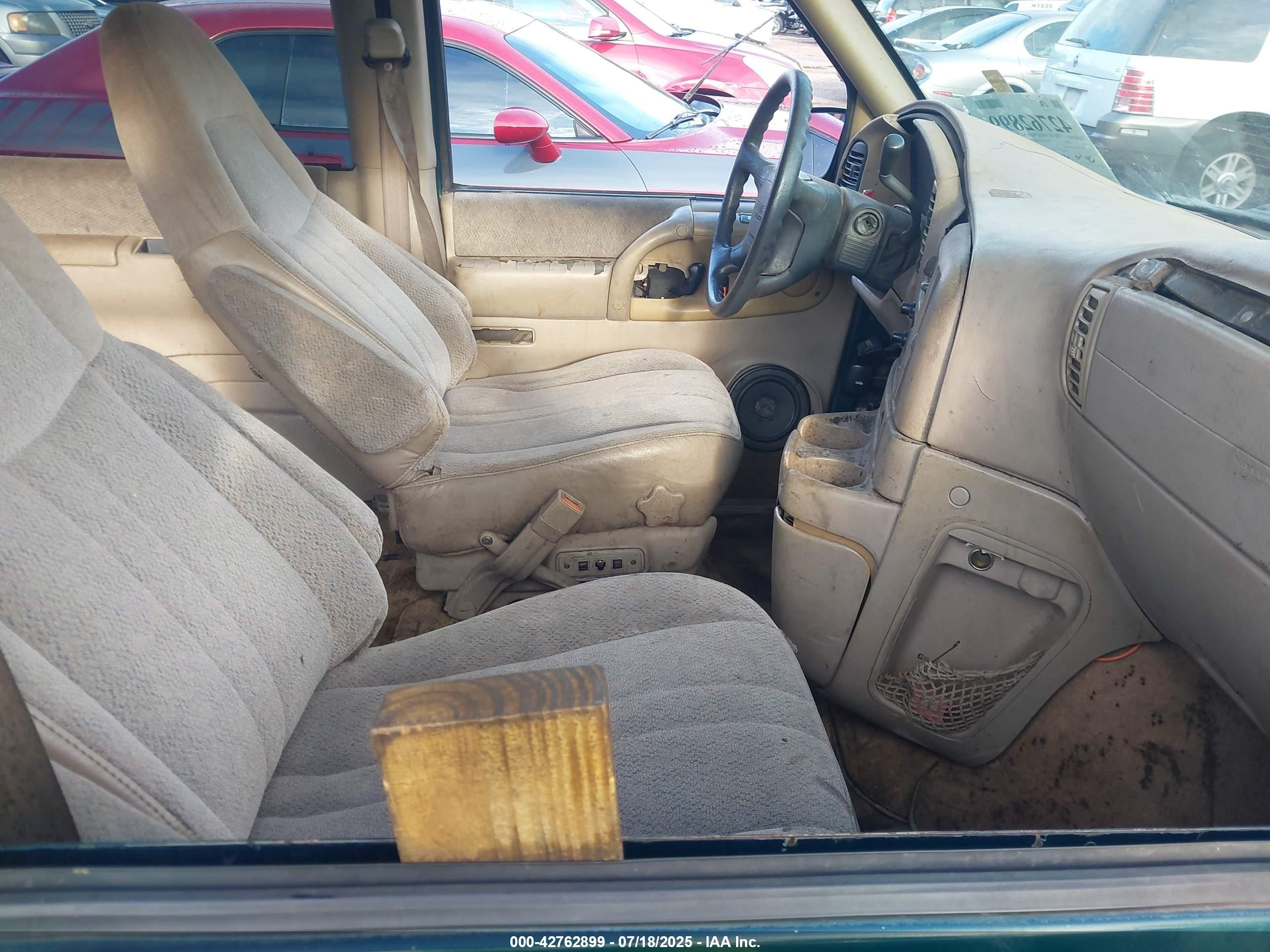 1997 Gmc Safari Passenger Slx Cmi Зеленый vin: 1GKDM19W8VB526931