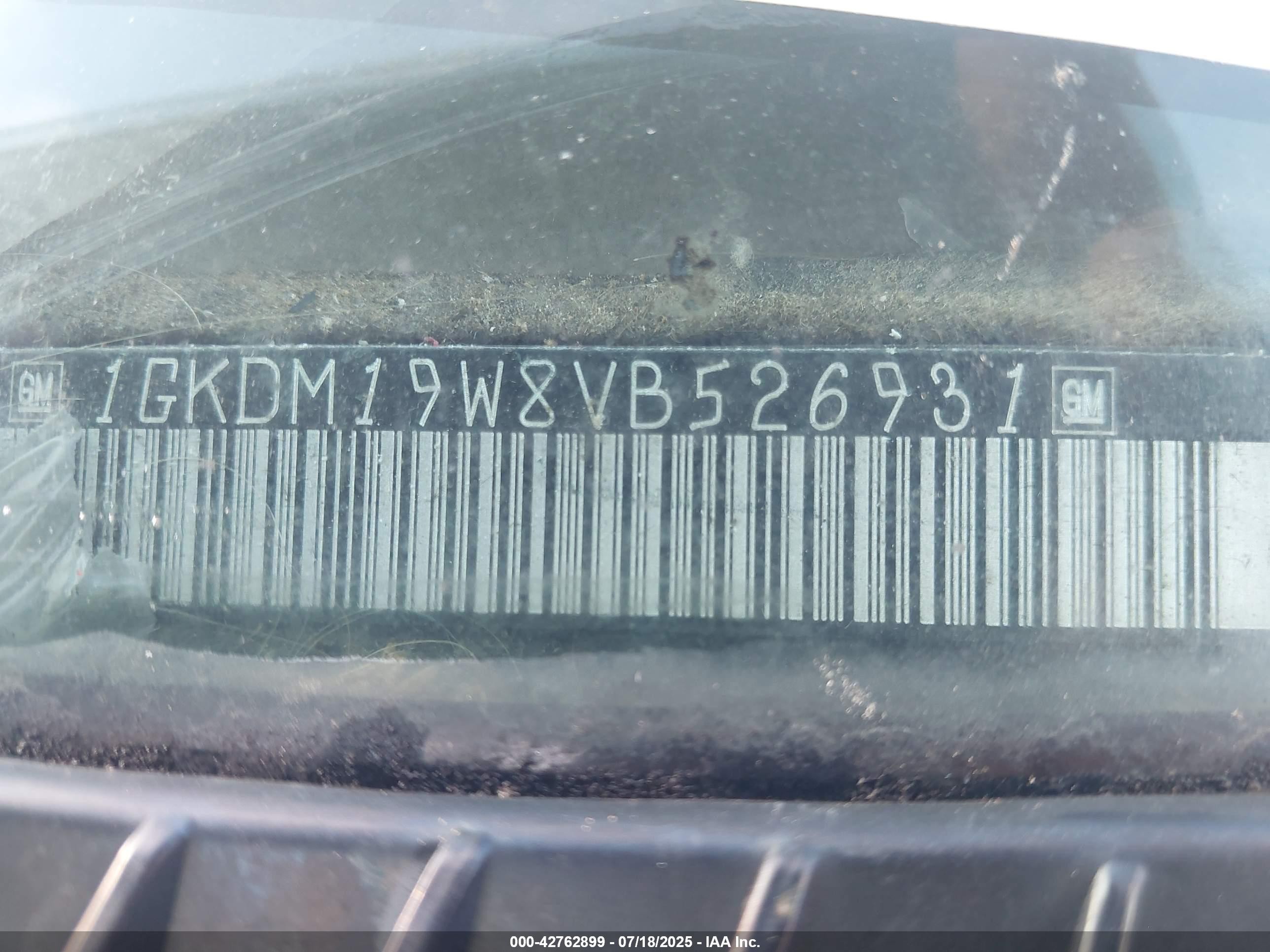 1997 Gmc Safari Passenger Slx Cmi Зеленый vin: 1GKDM19W8VB526931