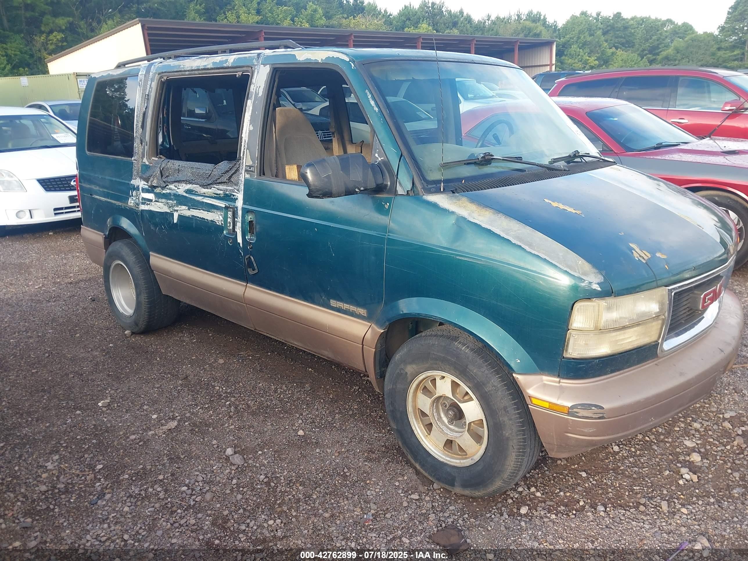 1997 Gmc Safari Passenger Slx Cmi Зеленый vin: 1GKDM19W8VB526931