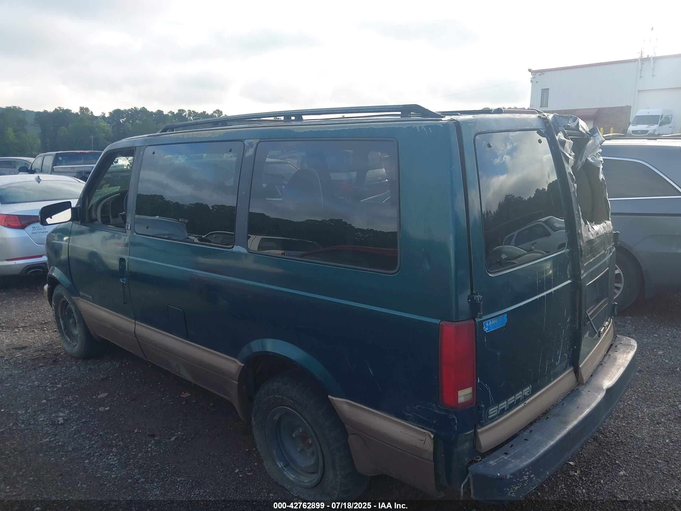 1997 Gmc Safari Passenger Slx Cmi Зеленый vin: 1GKDM19W8VB526931