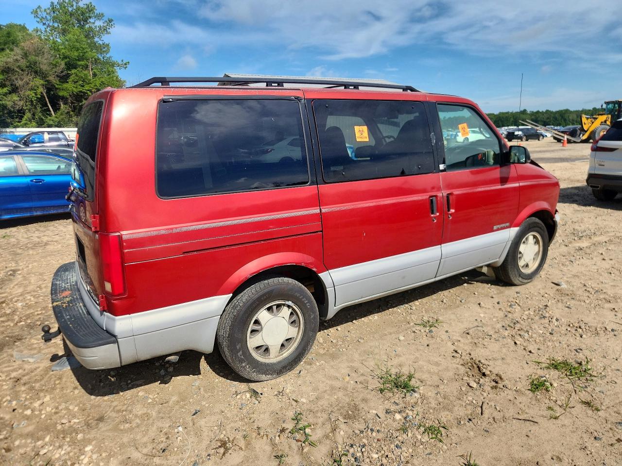 1997 Gmc Safari Xt Burgundy vin: 1GKDM19W9VB537579
