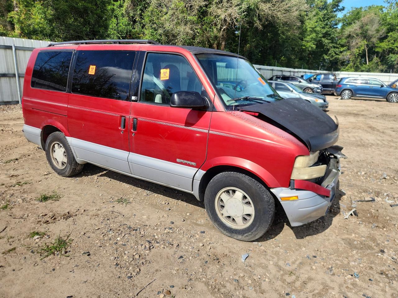 1997 Gmc Safari Xt Burgundy vin: 1GKDM19W9VB537579