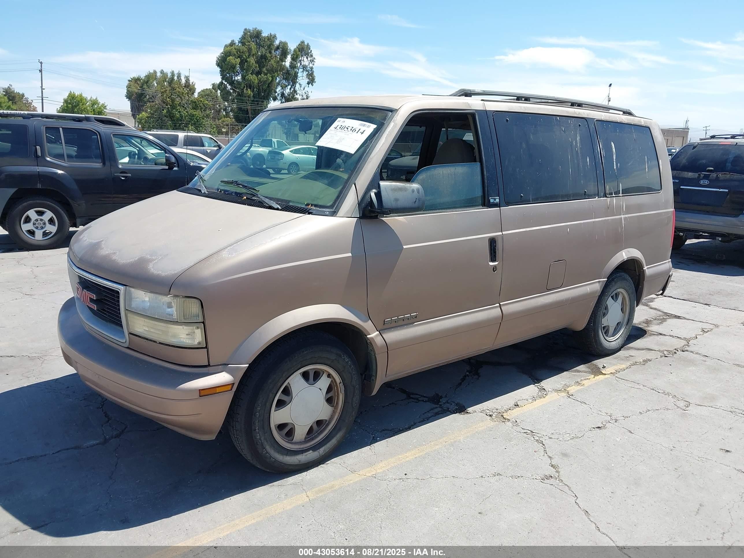 1997 Gmc Safari Passenger Slx Cmi Gold vin: 1GKDM19W9VB544659
