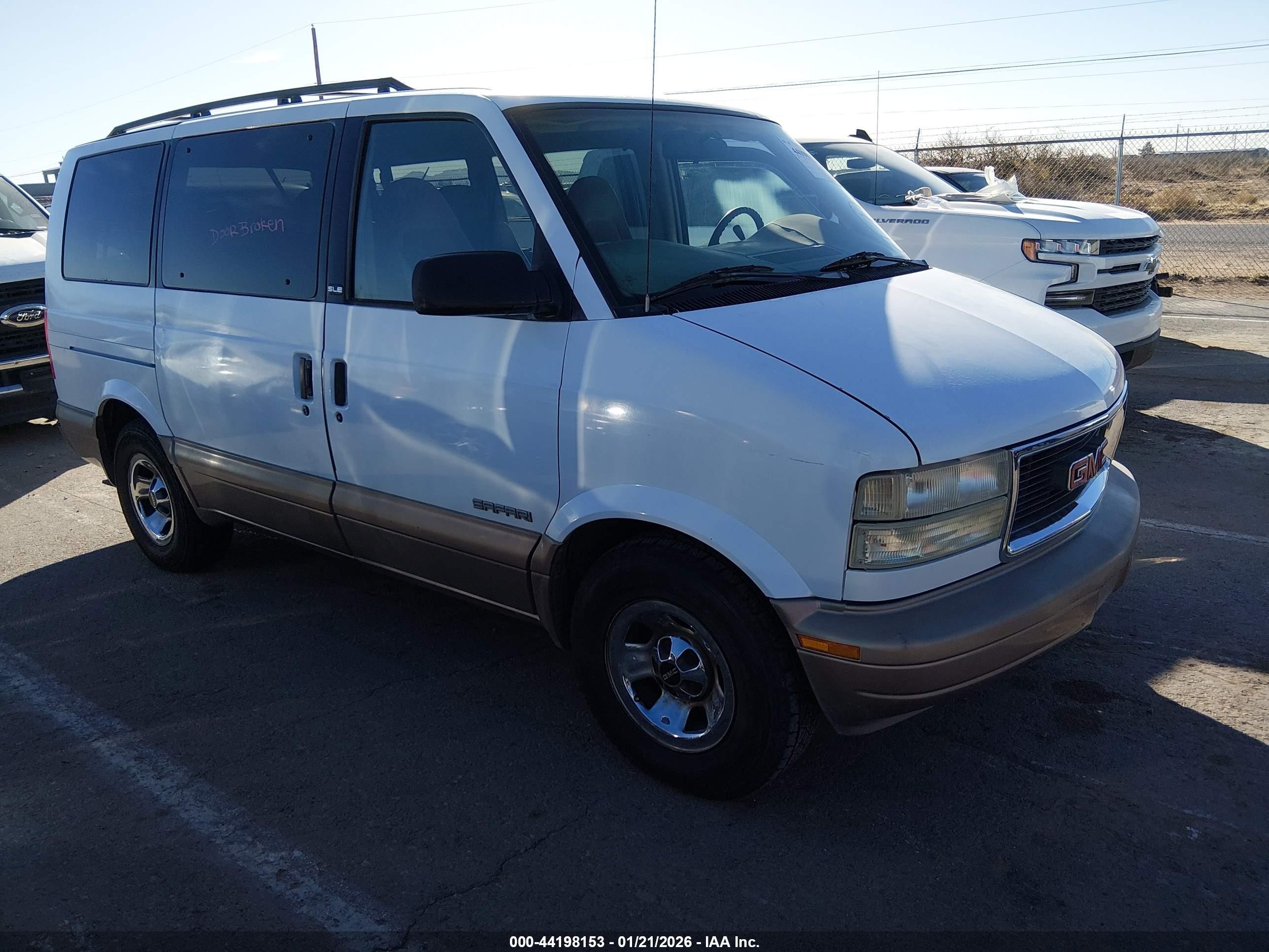 1998 Gmc Safari Sle Белый vin: 1GKDM19W9WB504213