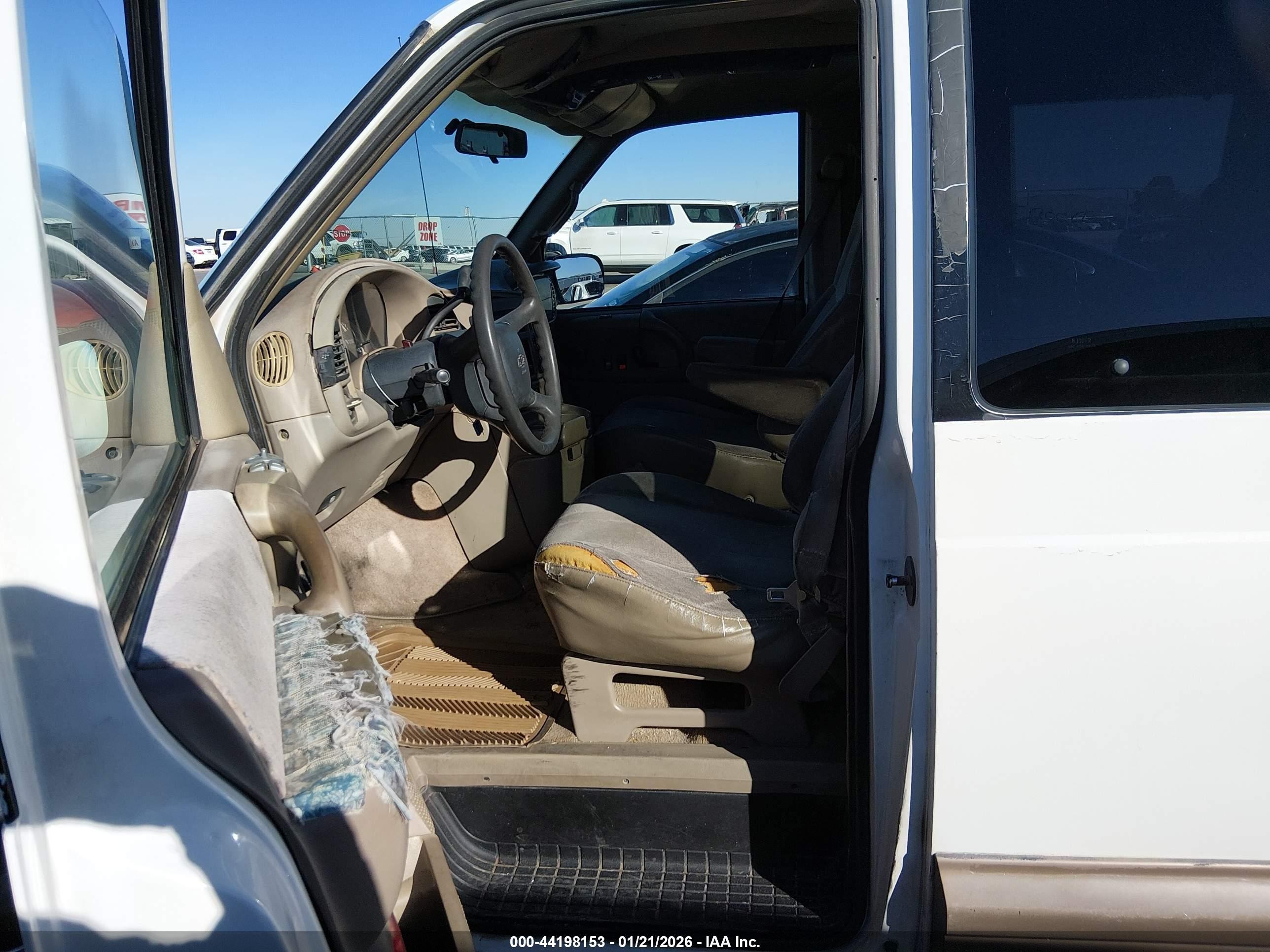 1998 Gmc Safari Sle White vin: 1GKDM19W9WB504213