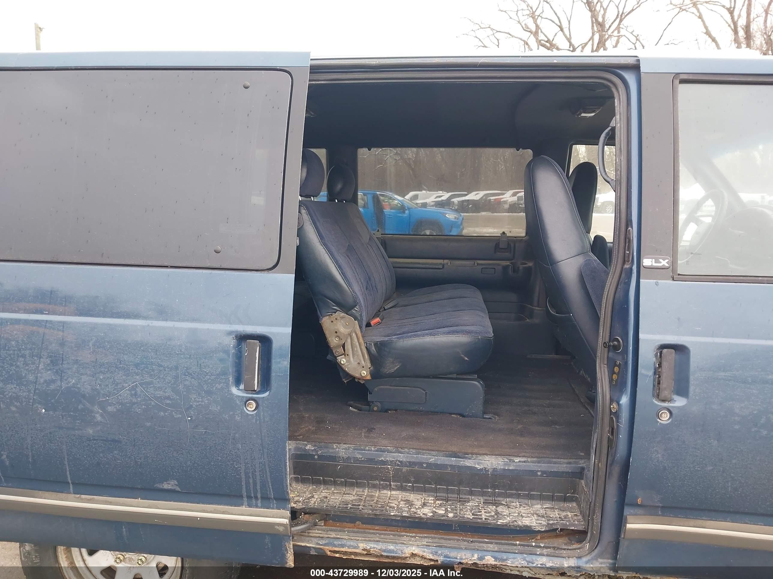 1998 Gmc Safari Sle Blue vin: 1GKDM19W9WB537468