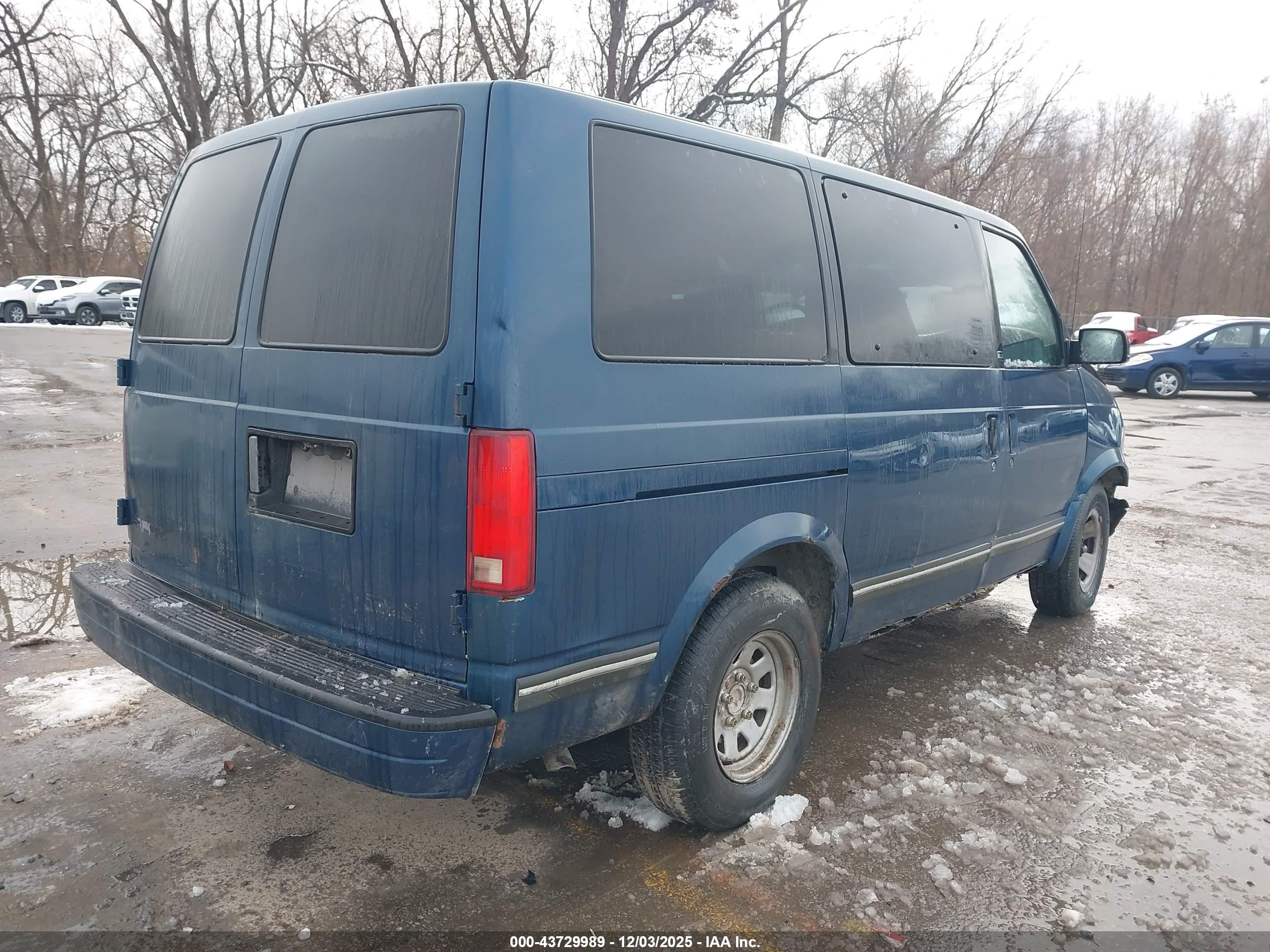 1998 Gmc Safari Sle Blue vin: 1GKDM19W9WB537468