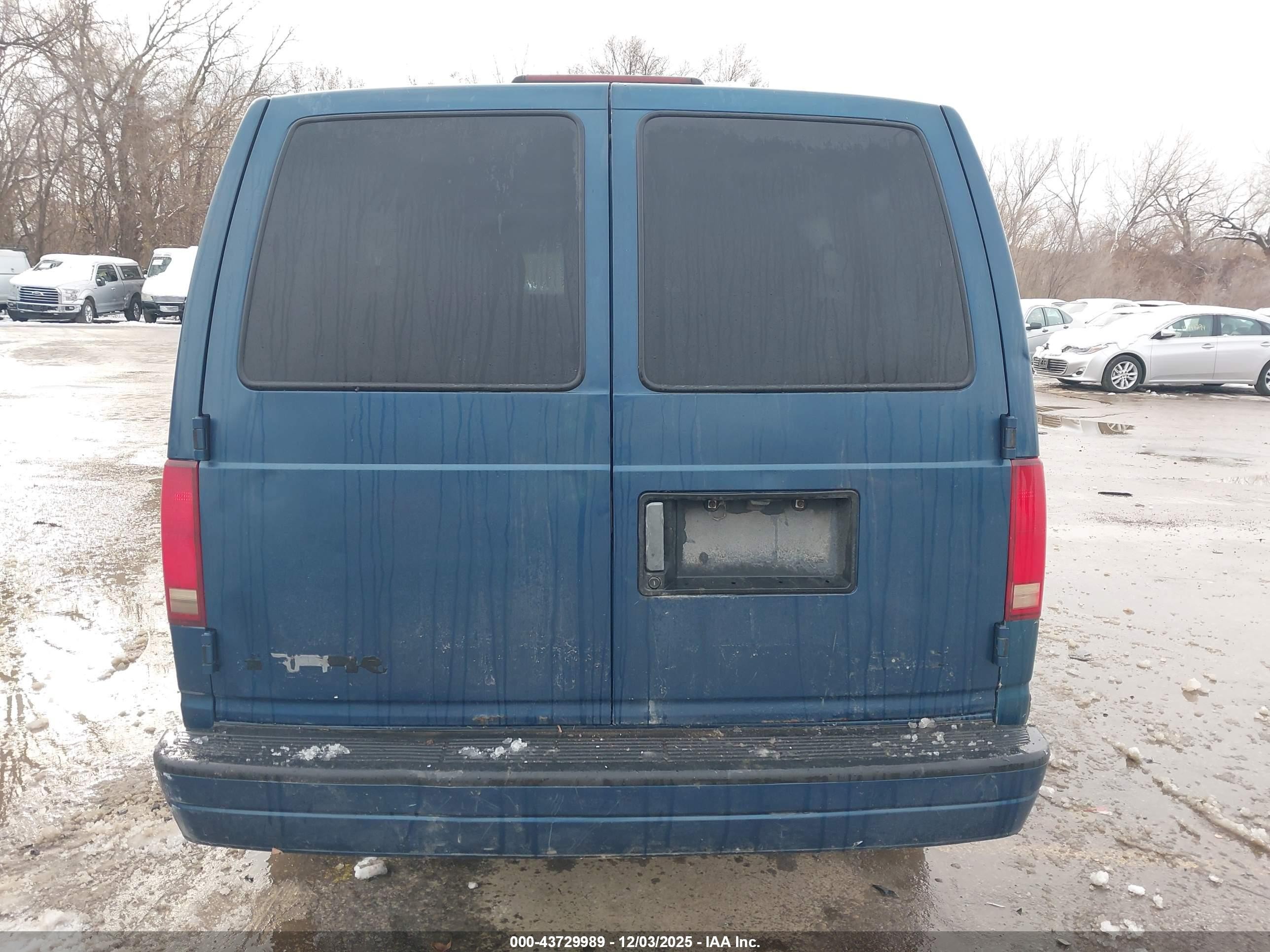 1998 Gmc Safari Sle Blue vin: 1GKDM19W9WB537468