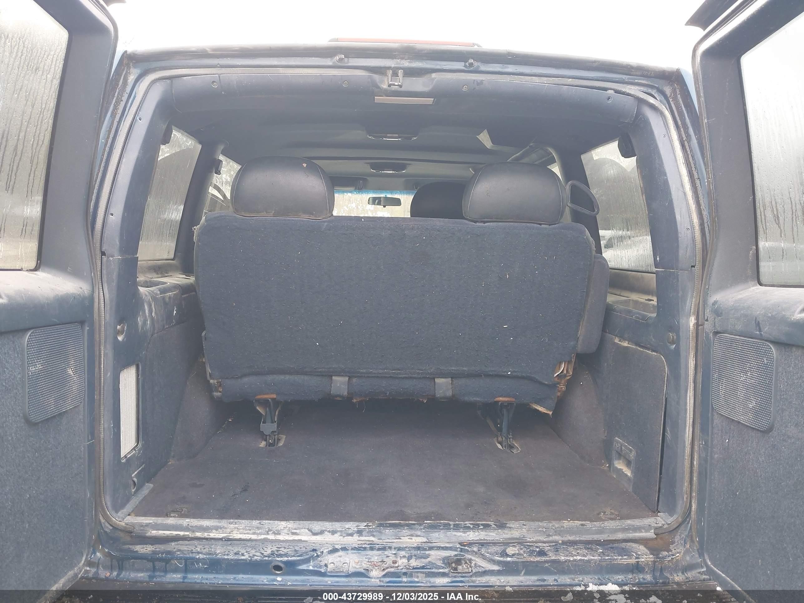1998 Gmc Safari Sle Blue vin: 1GKDM19W9WB537468